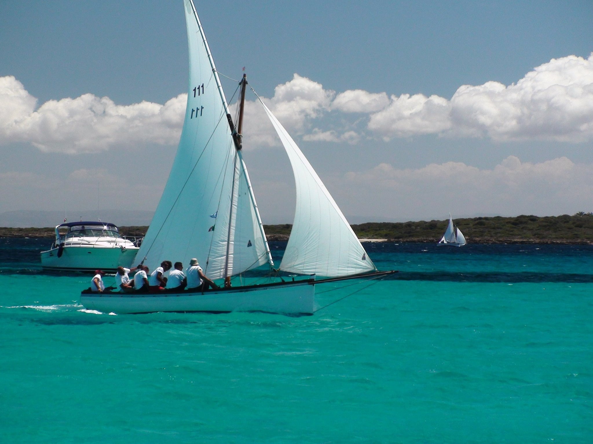 vacations, boats, hairy, pole, vela, summer, scenics - nature, sardinia, luxury, turquoise colored, stintino, trip, sailboat, yacht, sky, holiday, transportation, HD Wallpaper