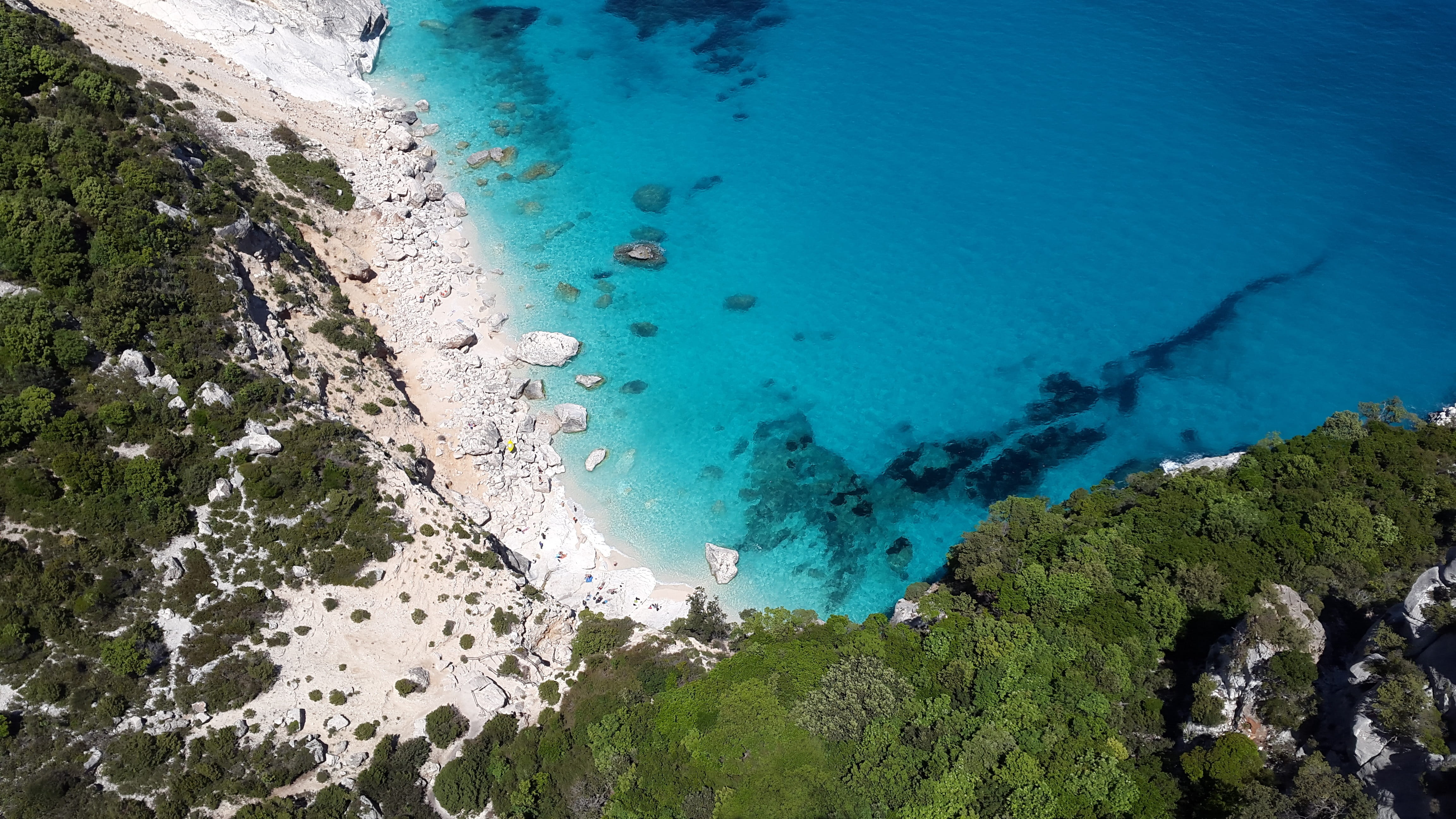 tourism, photography, coastline, tranquility, sardinia, land, outdoors, beautiful, tropical, travel destinations, scenic, sea, waves, idyllic, seascape, HD Wallpaper