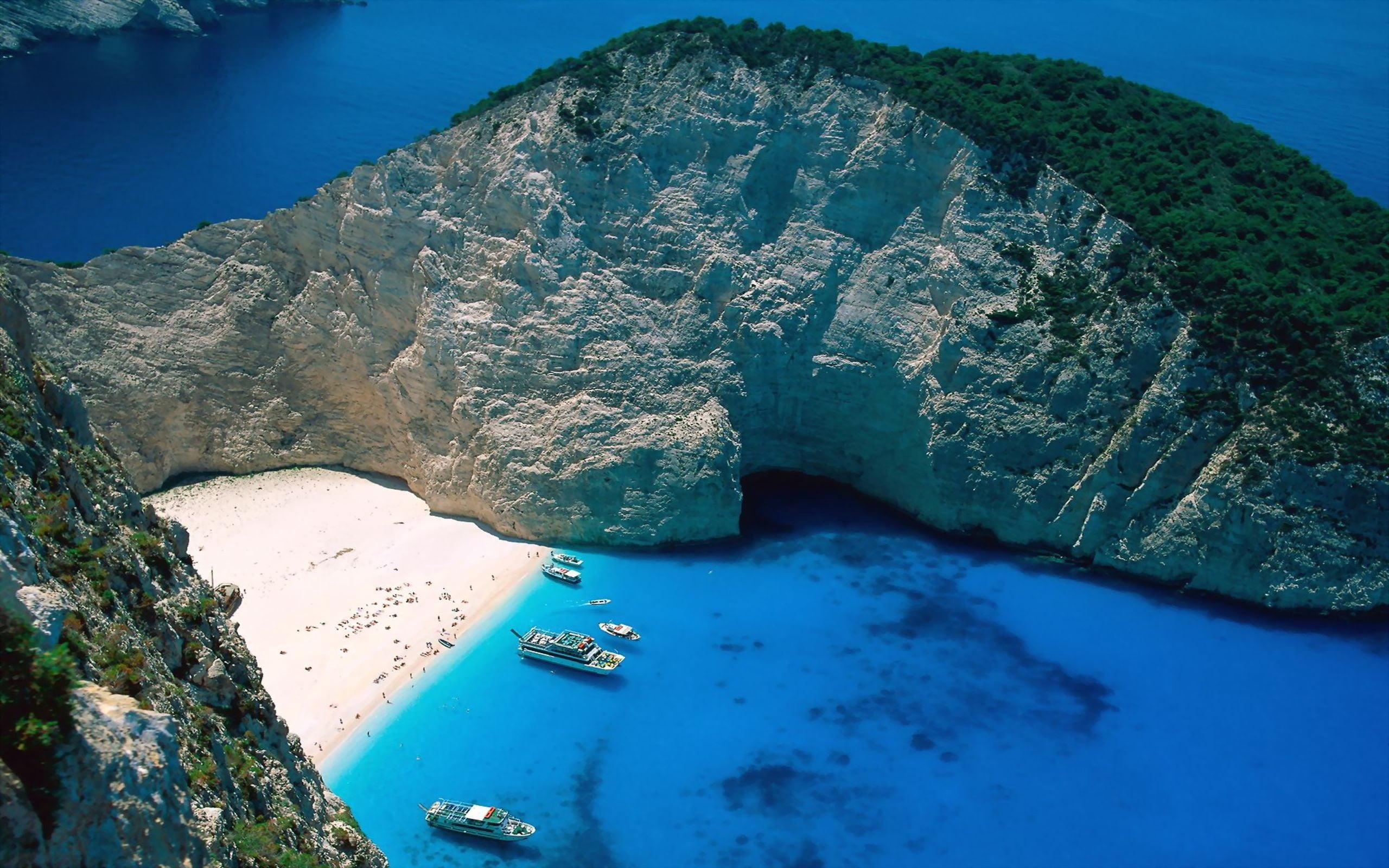 mountain, turquoise Colored, beauty In Nature, europe, cultures, zakynthos, travel Destinations, beach, ionian Sea, day, coastline, nautical Vessel, mode of transportation, HD Wallpaper