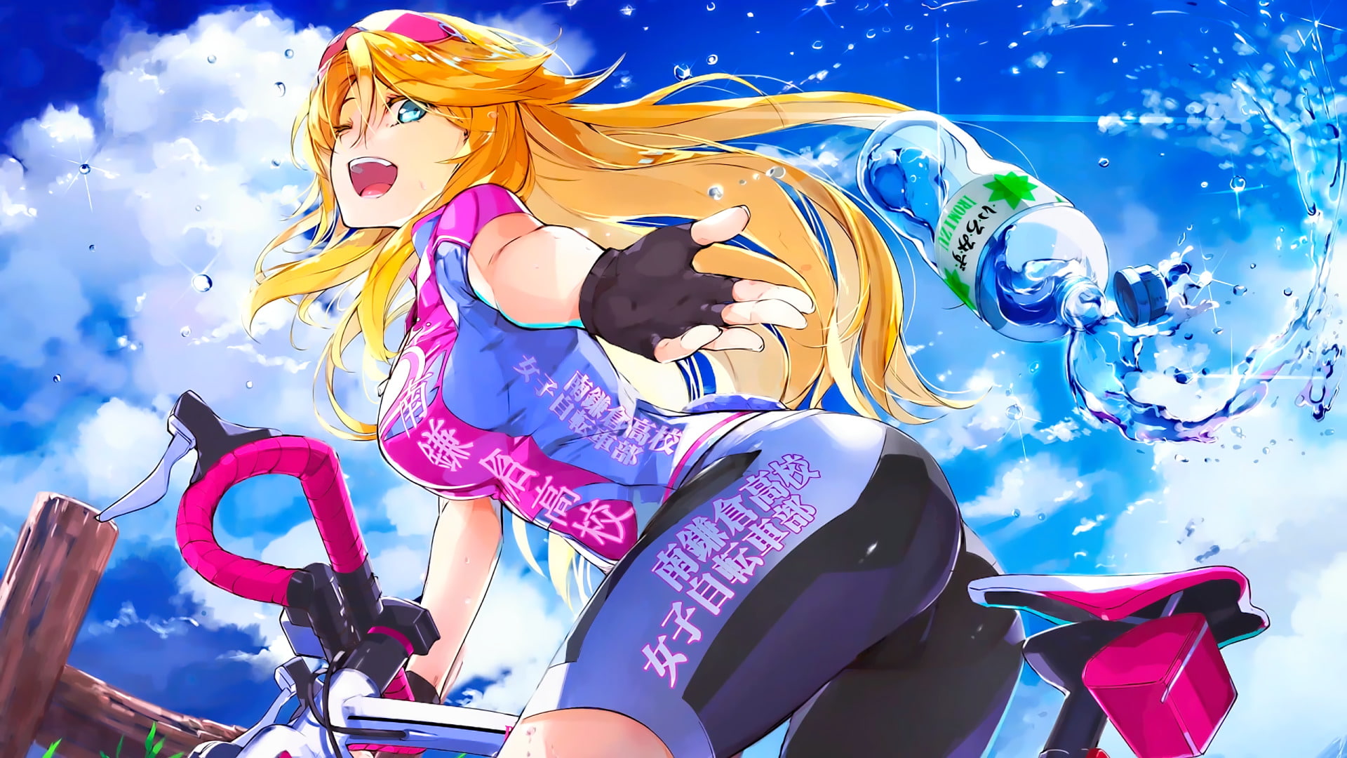 1080P, Anime, Minami Kamakura Koukou Joshi Jitensha-bu, Sandy McDougal, HD Wallpaper