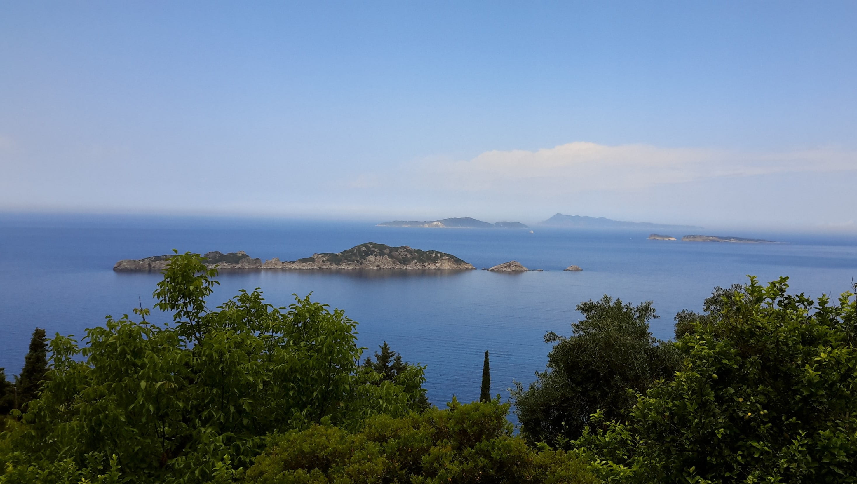 island, non-urban scene, tranquil scene, summer, tranquility, blue, horizon over water, travel, sky, scenics - nature, horizon, no people, outdoors, sea, HD Wallpaper