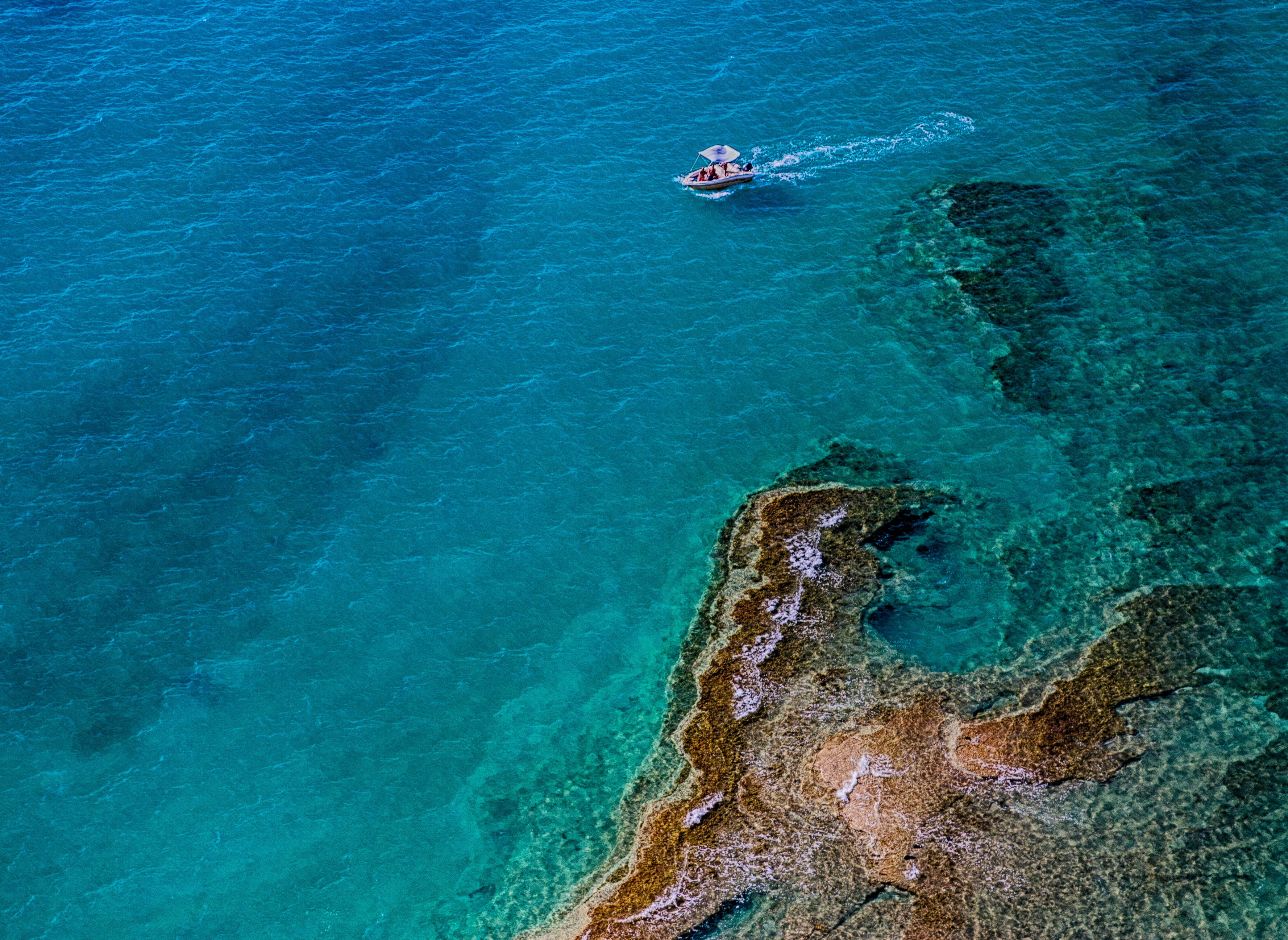 photography, outdoor, summer, waterfront, nature, ocean, high angle view, vacation, blue, island, transportation, person, land, ship, waters, sea, lake, HD Wallpaper