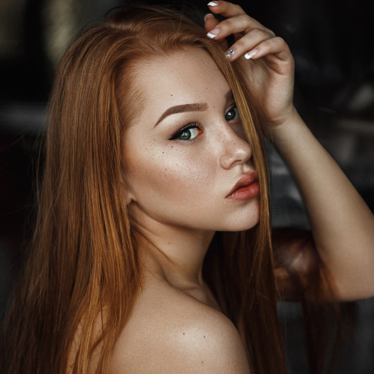 women, Anastasia Lis, portrait, face, model, 720P, Phone HD Wallpaper
