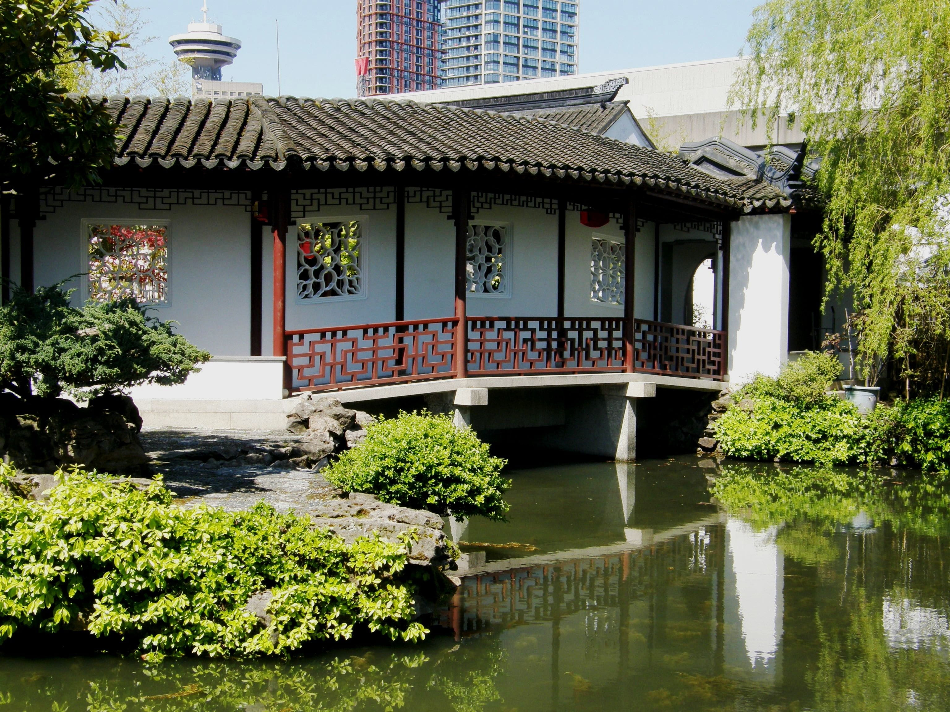 japanese Garden, pond, east Asian Culture, chinese, Chinese Garden, building Exterior, waterfront, china, park, reflection, asia, no people, architecture, HD Wallpaper