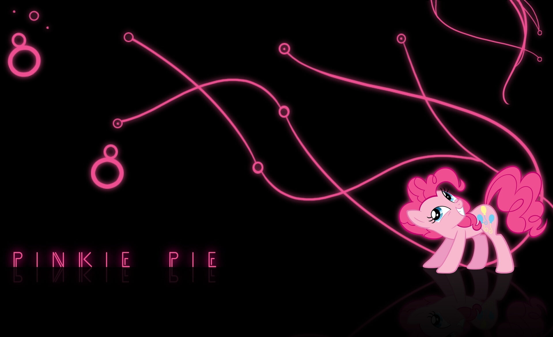 pinkie, pink color, 1080P, pie, long exposure, black background, light, purple, nightlife, one person, led, red, illuminated, lighting equipment, Others, HD Wallpaper