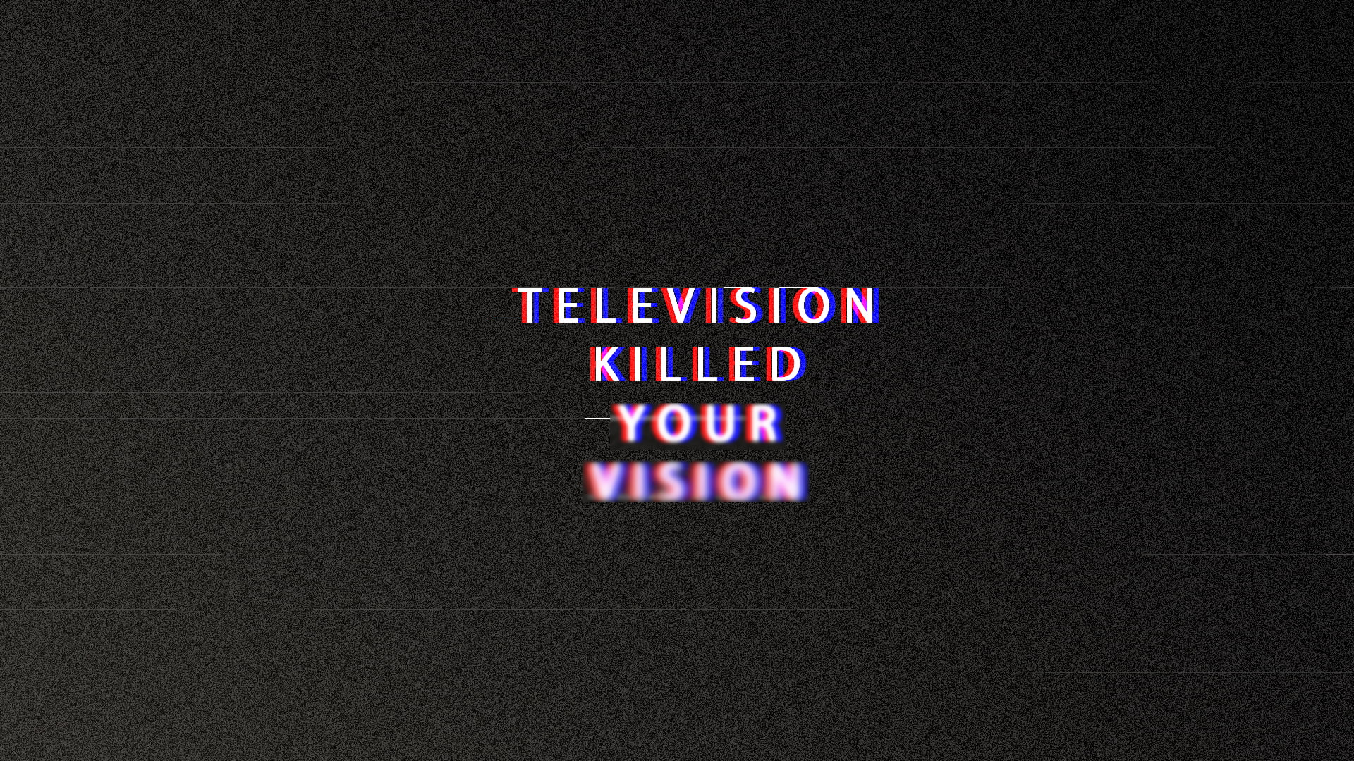 typography, TV, simple background, minimalism, Photoshop, 1080P, HD Wallpaper