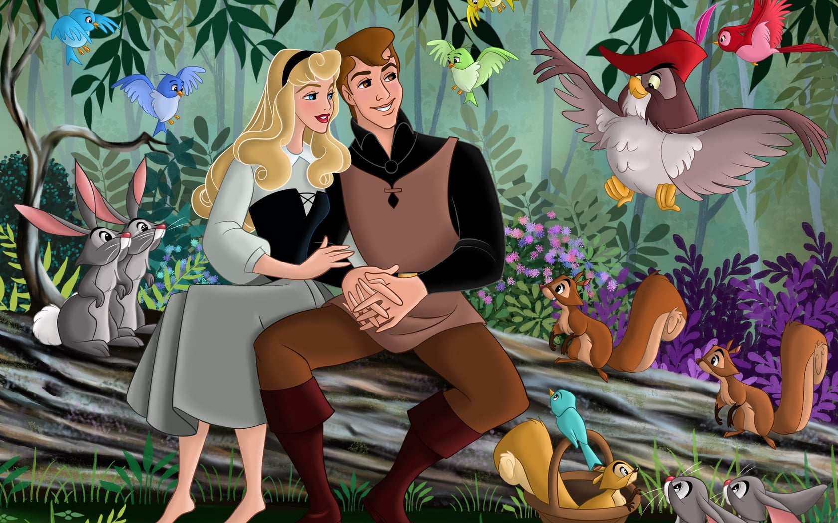 adult, real people, art and craft, full length, cinderella, women, young women, 720P, day, young adult, aurora, princess, Cartoons, nature, flower, leisure activity, HD Wallpaper