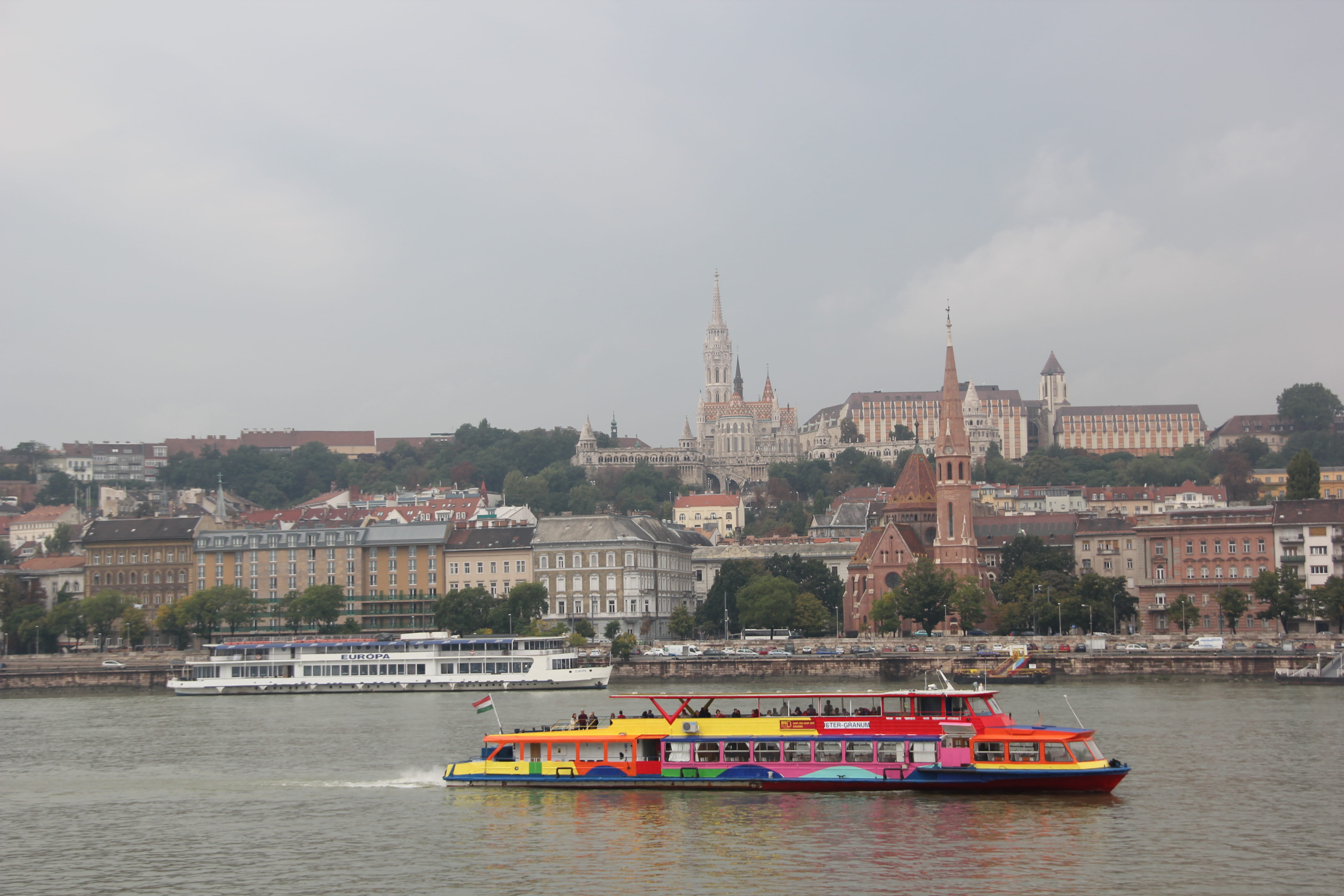 colors, old, colorful, mode of transportation, color, transportation, sky, nautical vessel, hungary, chains, river, king, landscape, waterfront, built structure, HD Wallpaper