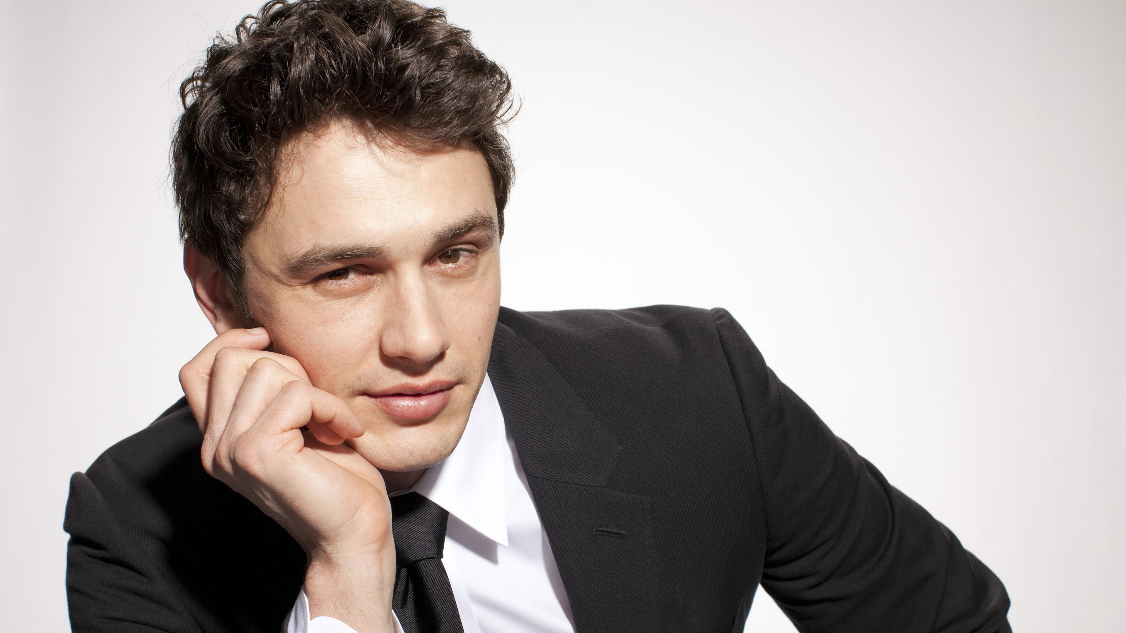 studio shot, portrait, one person, business person, occupation, businesswear, adult, contemplation, suit, menswear, business, office, young adult, James Franco, HD Wallpaper