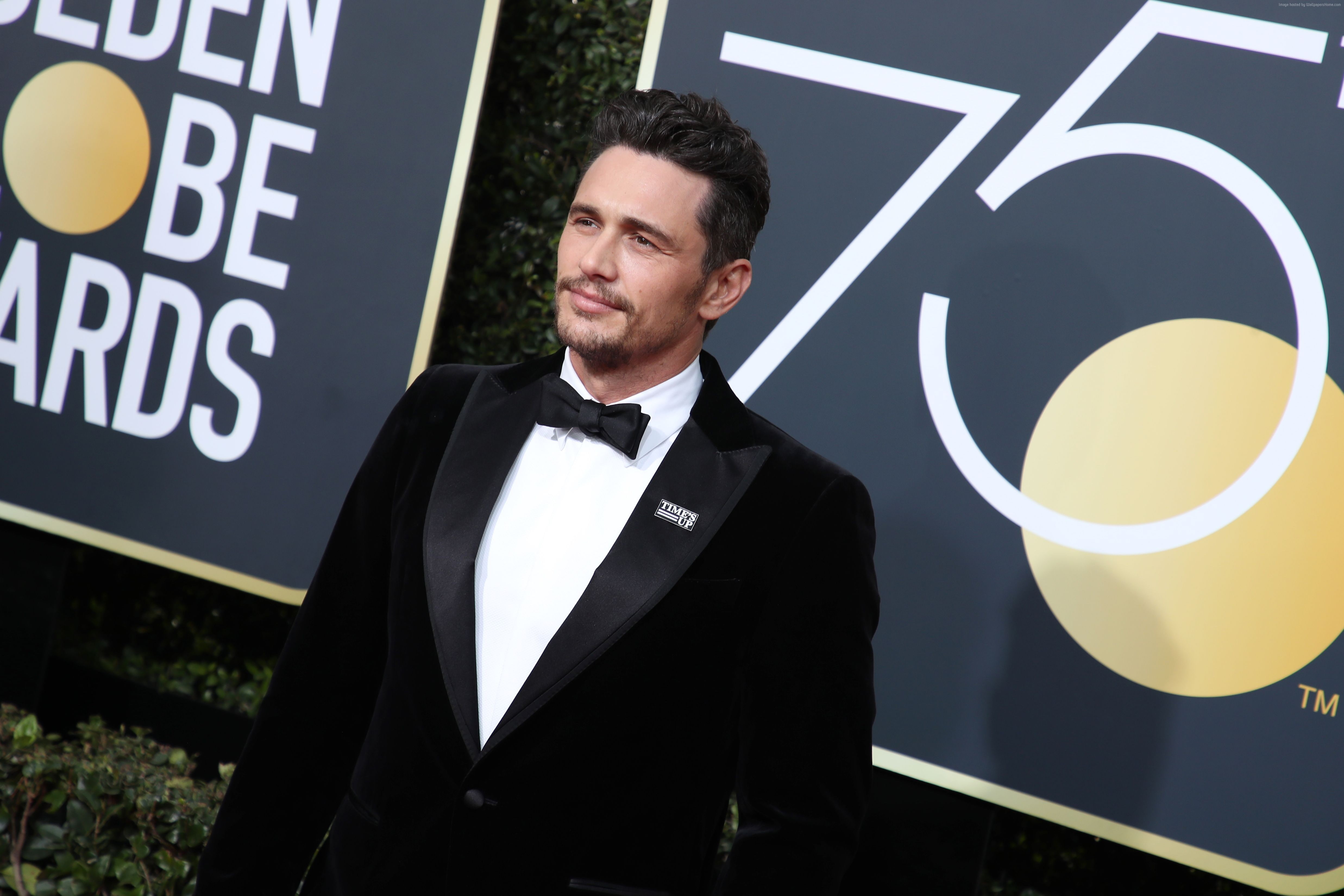 adult, handsome, 4K, one person, waist up, Golden Globes 2018, formalwear, hairstyle, smiling, sign, men, front view, well-dressed, lifestyles, young men, HD Wallpaper