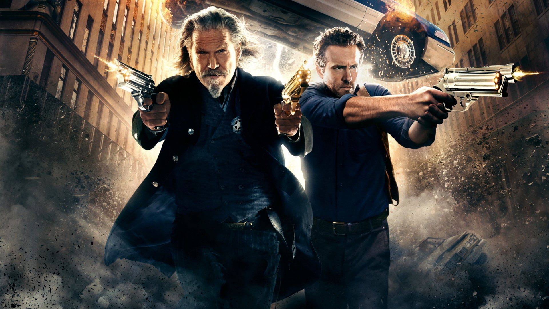 Jeff Bridges, 1080P, Movie, R.I.P.D., Ryan Reynolds, HD Wallpaper