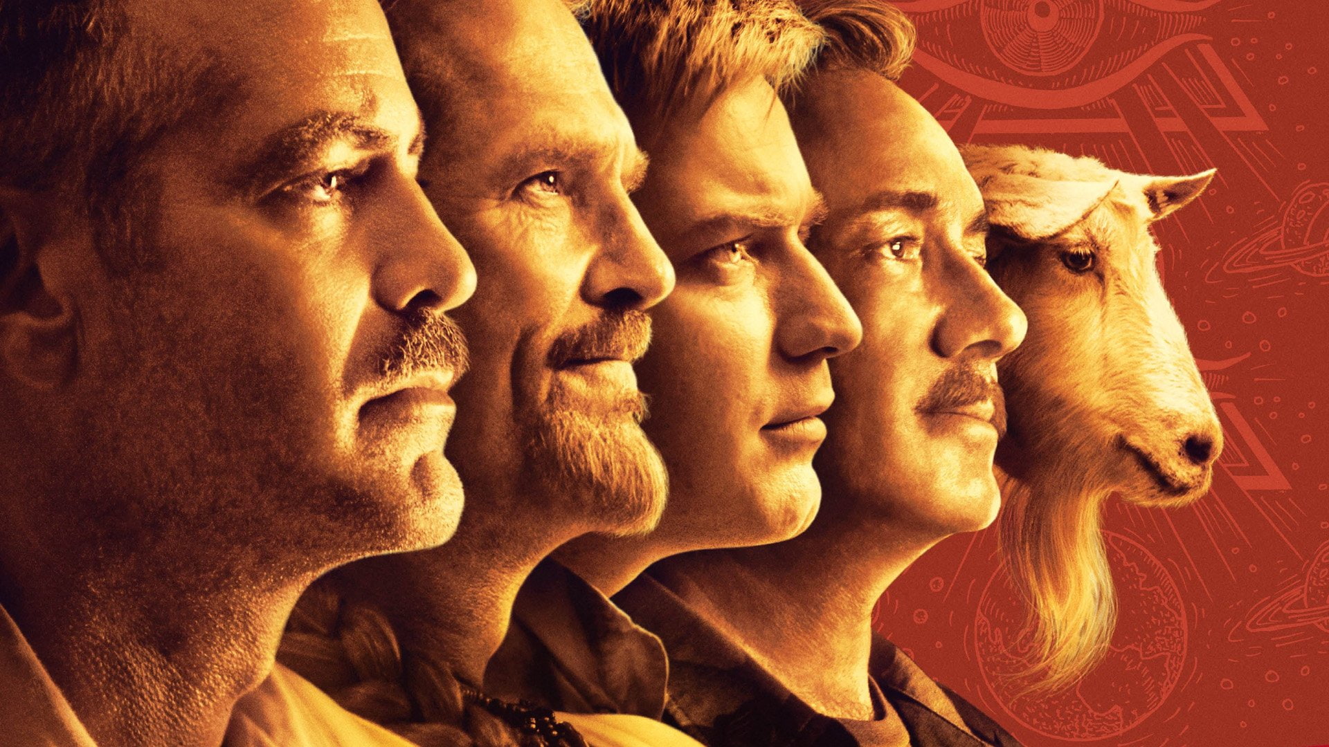 The Men Who Stare At Goats, 1080P, Movie, Kevin Spacey, Ewan McGregor, Jeff Bridges, George Clooney, HD Wallpaper