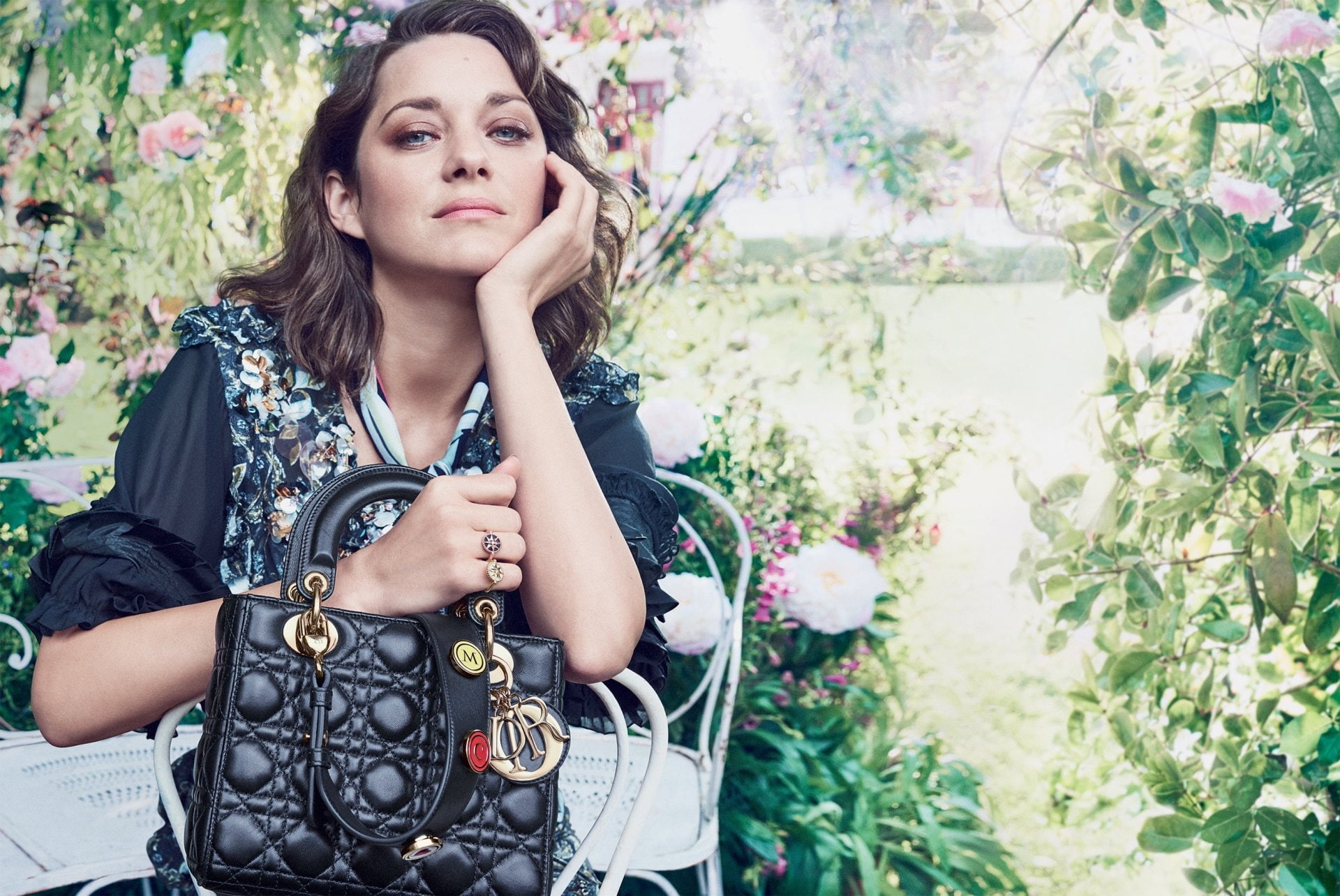 Brunette, Actress, Actresses, Sunny, 1080P, Blue Eyes, French, Marion Cotillard, Bag, HD Wallpaper