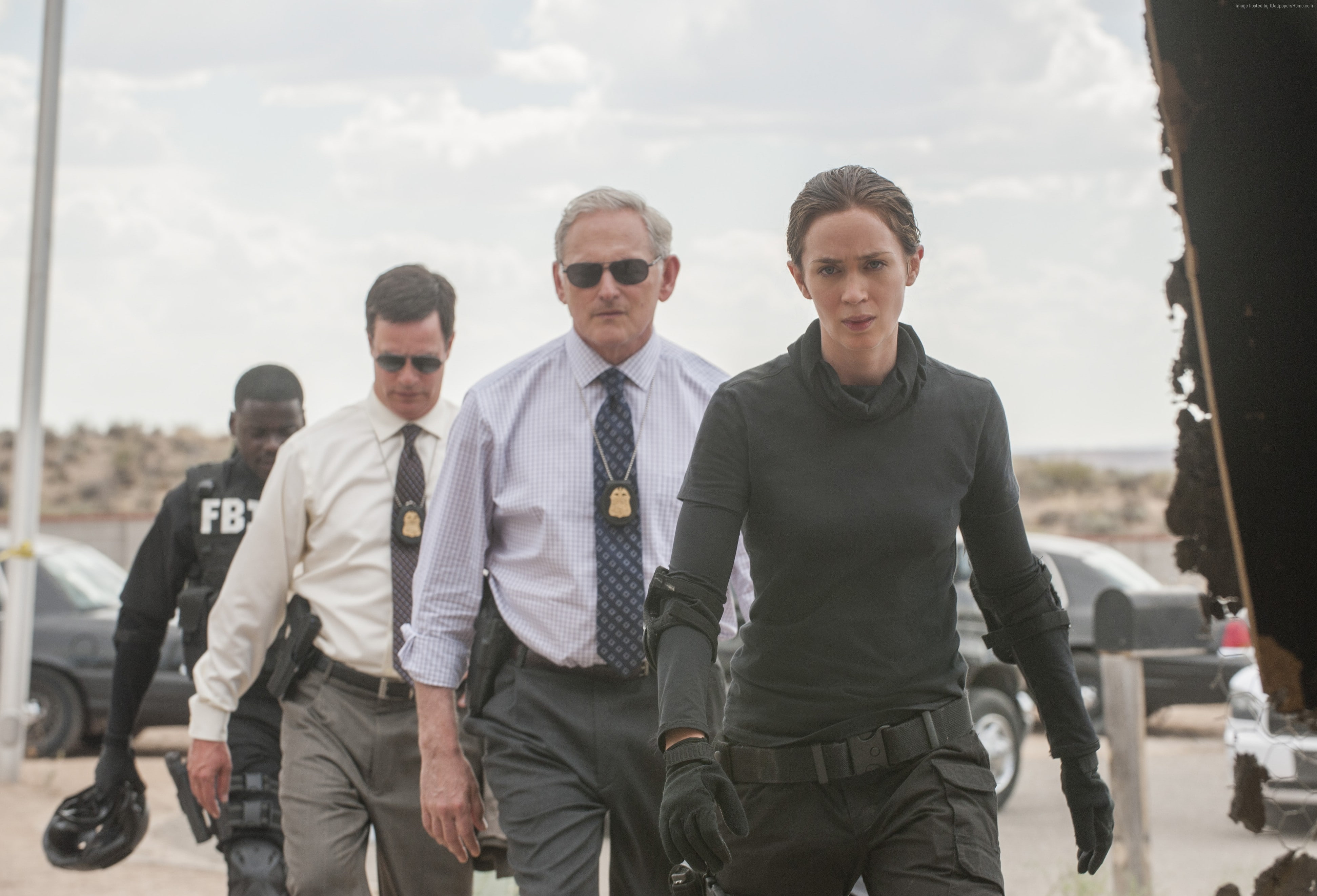 Emily Blunt, Benicio del Toro, 4K, Josh Brolin, Sicario, HD Wallpaper