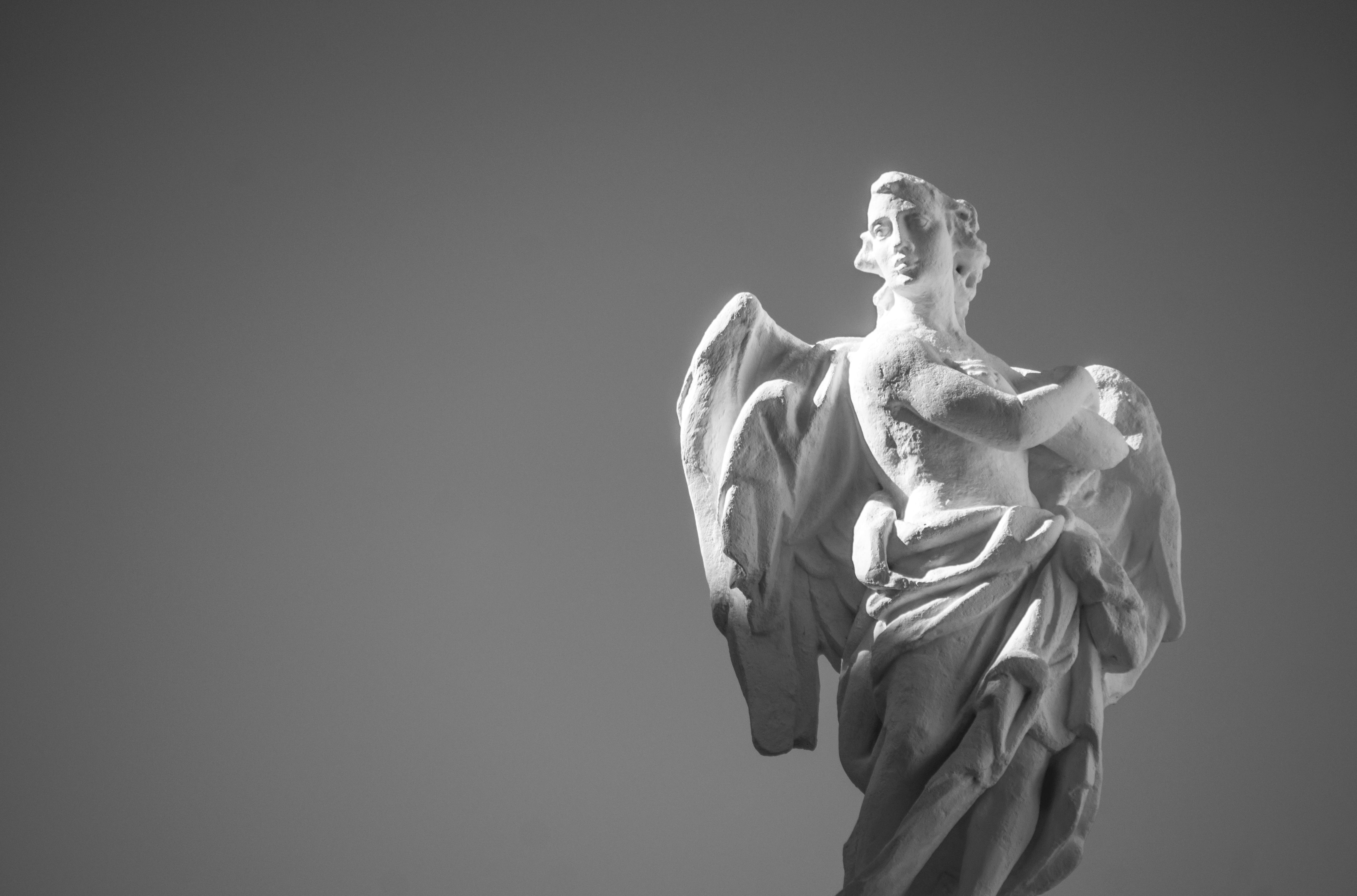 craft, graz, figure, clear sky, fine art statue, austria, day, nature, female likeness, faith, white, human representation, magic, fantastic, male likeness, HD Wallpaper