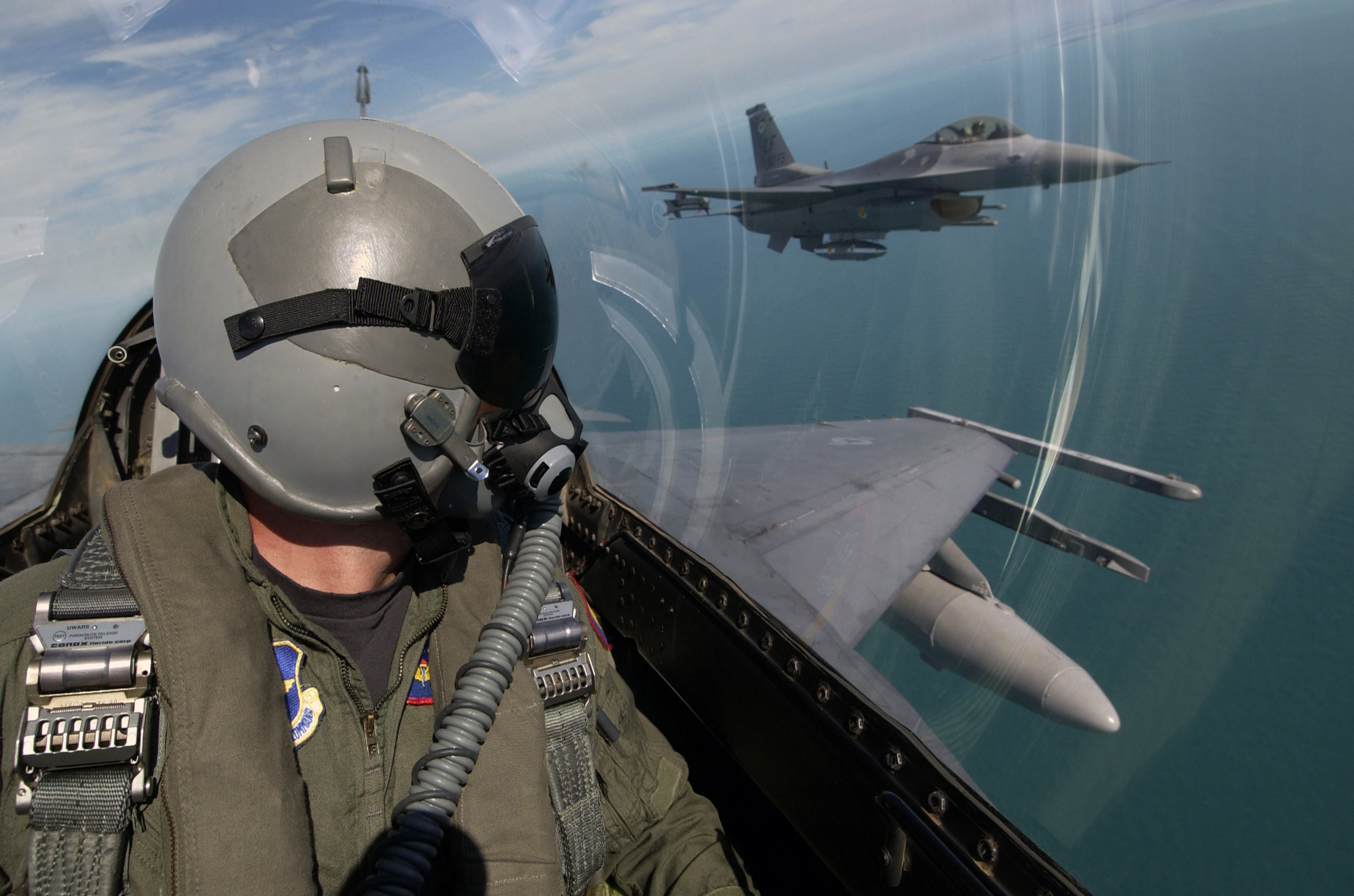 obscured face, sky, air Vehicle, airplane, mode of Transport, clouds, piloting, fighter Plane, cabin, the plane, unrecognizable person, gray, uniform, aviation, HD Wallpaper