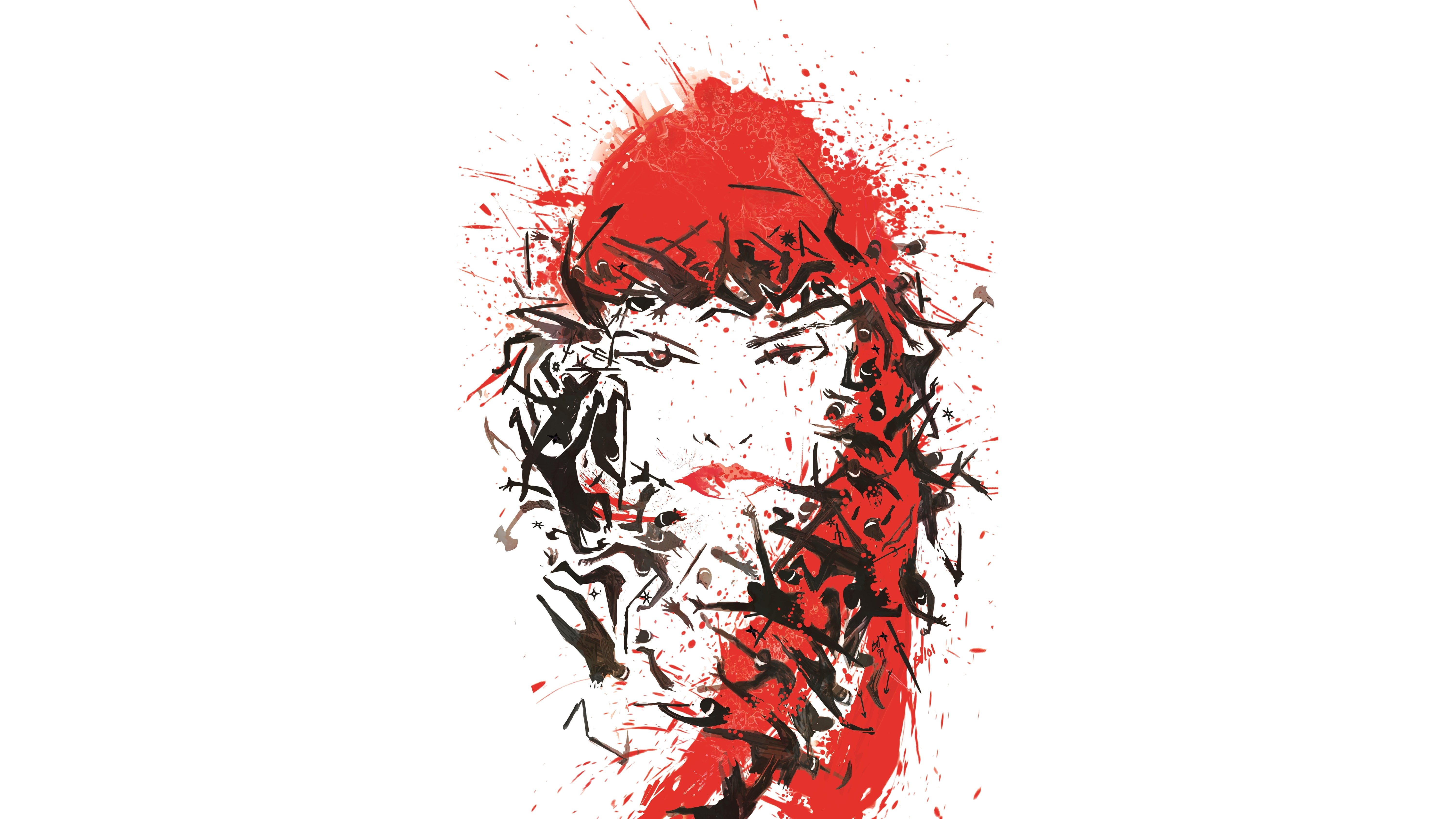 stained, close-up, architecture, messy, copy space, social issues, 5K, aggression, blood, no people, abstract, splattered, cut out, white color, elektra, HD Wallpaper