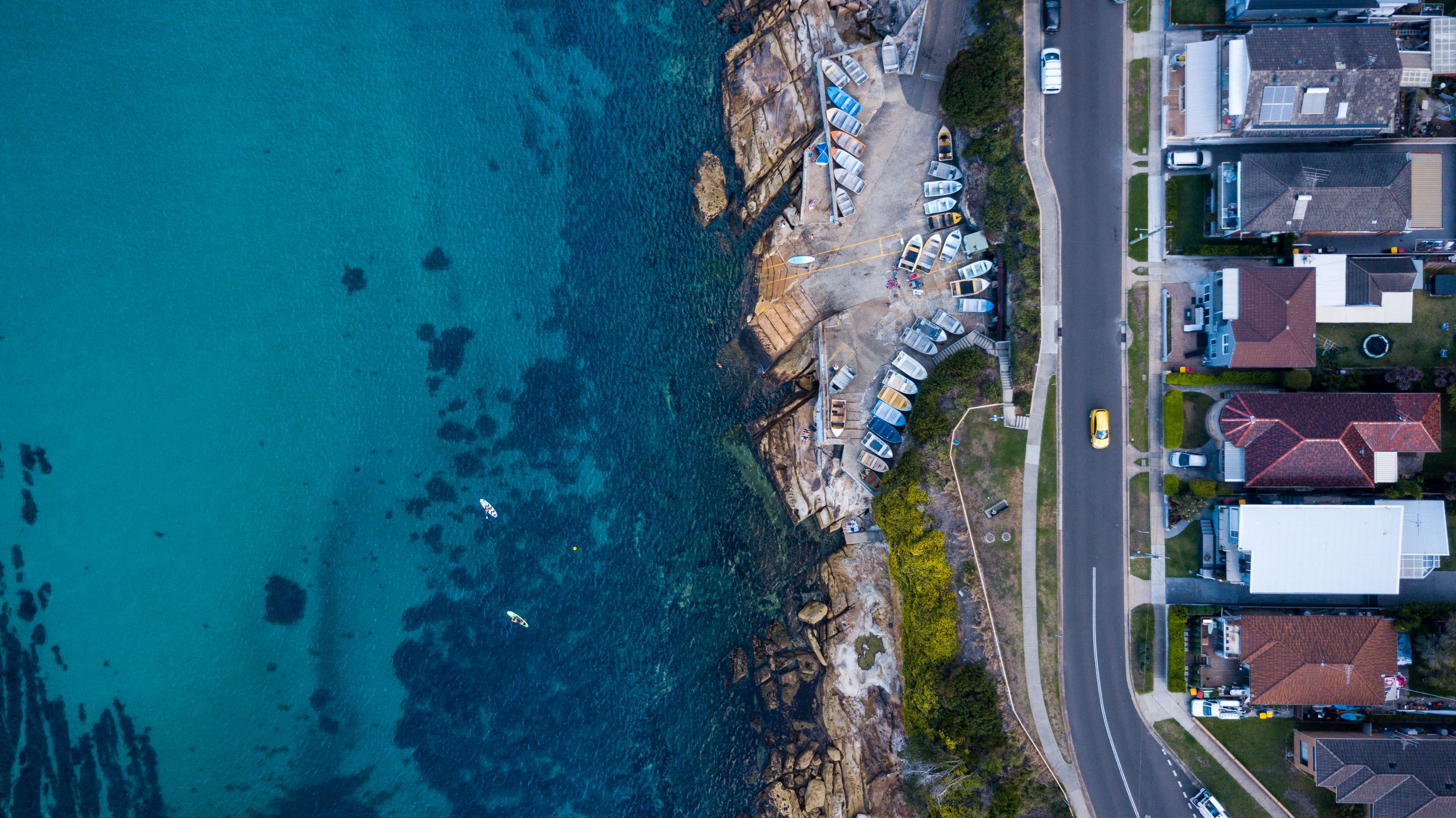 daytime, building exterior, scenery, beach, collage, aerial view, city, intersection, nature, photography, building, coast, high angle view, water, luxury, HD Wallpaper