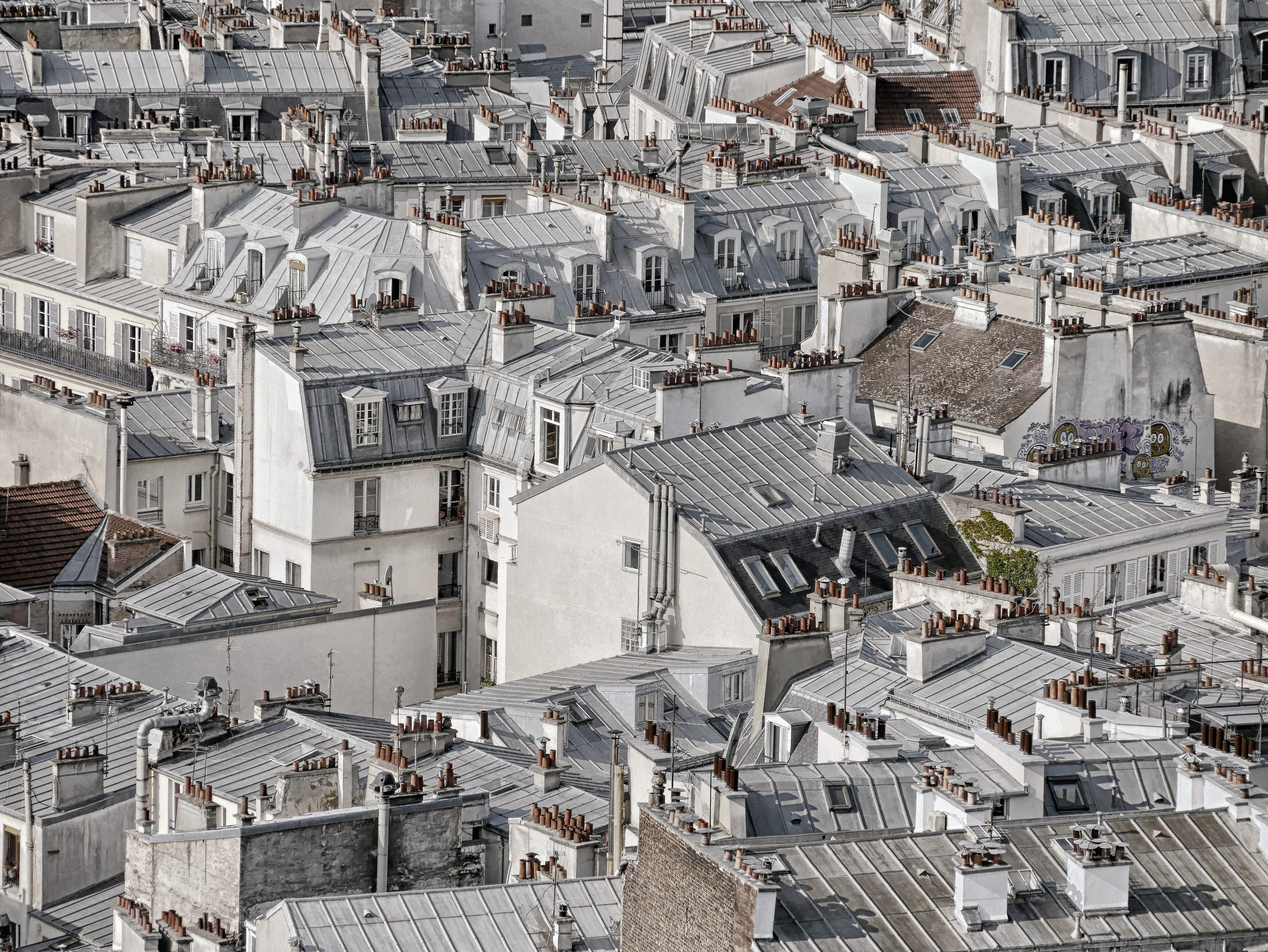 settlement, built structure, backgrounds, land, urban, neighborhood, view, daytime, city life, house, city, townscape, france, town, day, high angle view, HD Wallpaper
