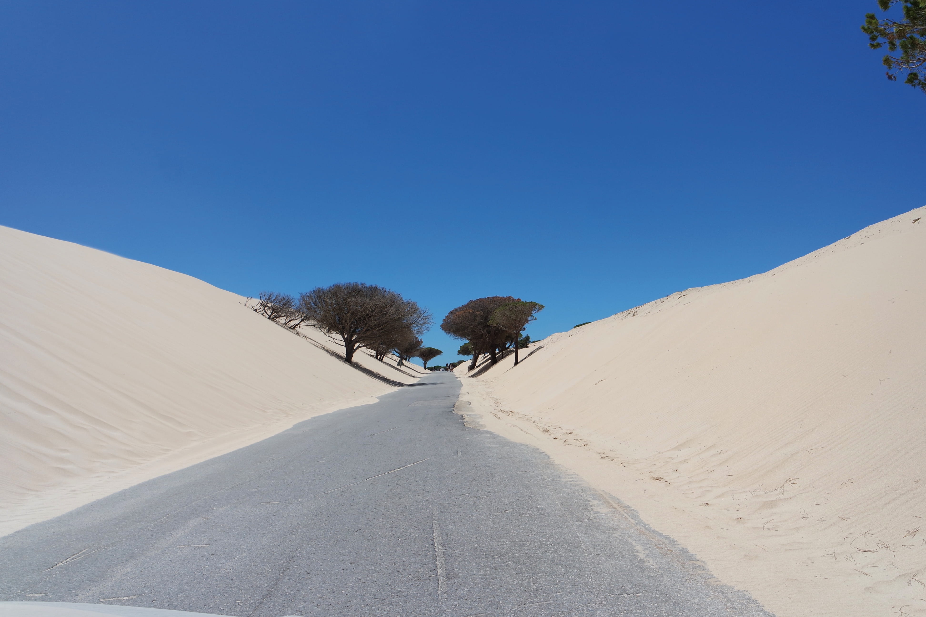 desert, sky, tranquil scene, arid climate, scenics - nature, cádiz, landscape, diminishing perspective, beauty in nature, copy space, environment, nature, HD Wallpaper