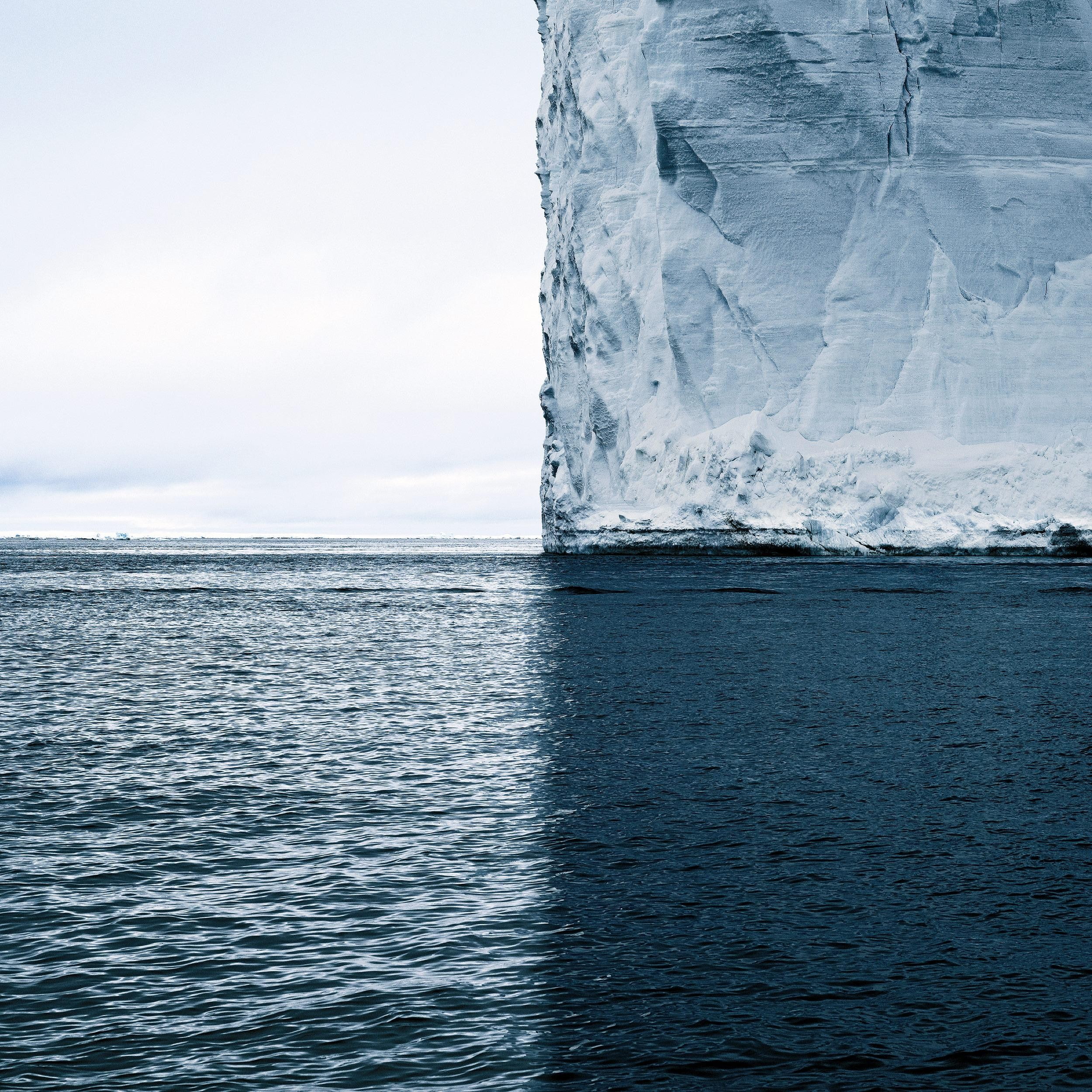nature, tranquility, melting, outdoors, day, landscape, environment, cold temperature, cloud - sky, 1080P, david burdeny atlantic ocean pacific ocean ice iceberg sea blue waves, Phone HD Wallpaper