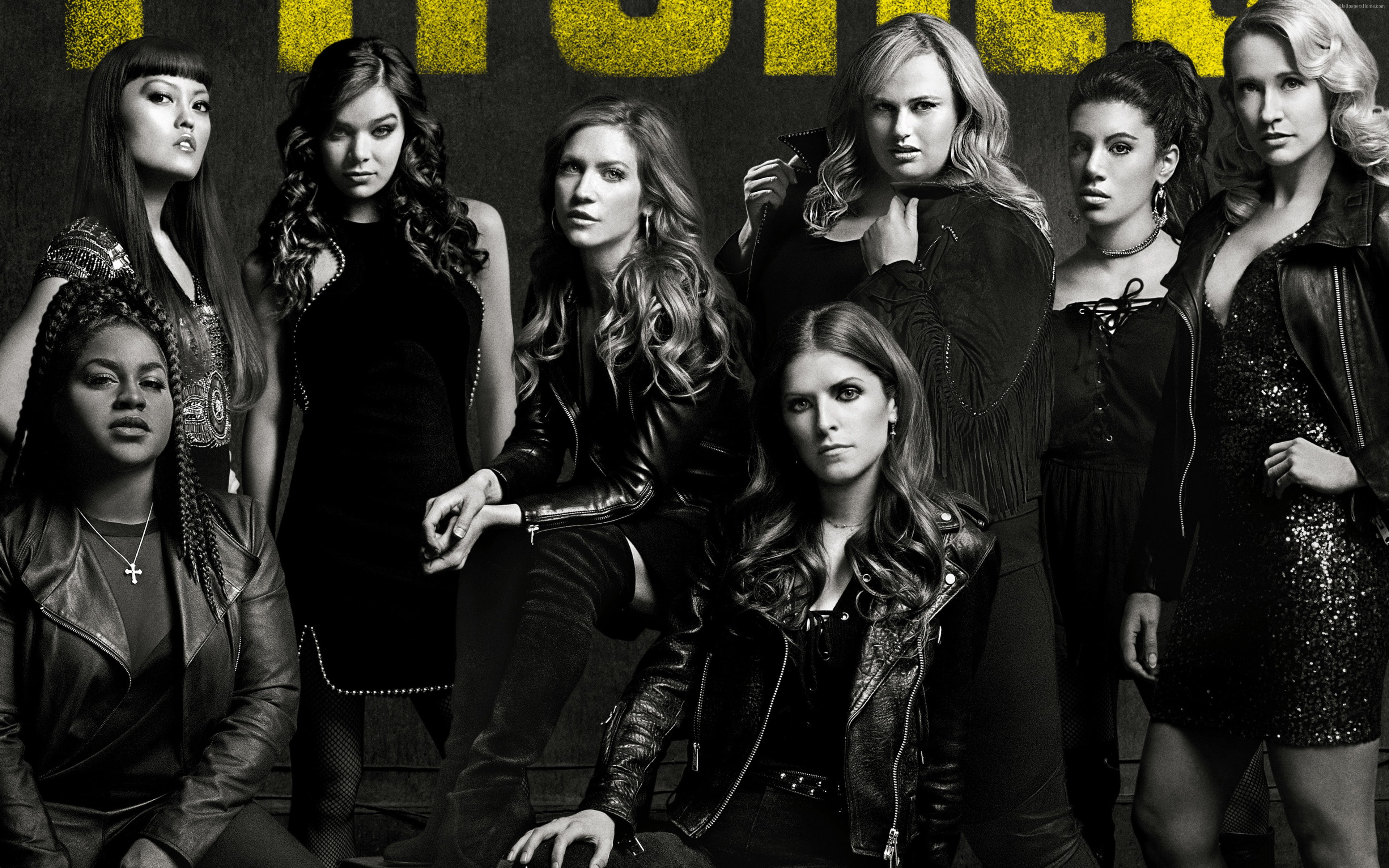 Rebel Wilson, Pitch Perfect 3, 4K, Anna Kendrick, 4K, Hailee Steinfeld, HD Wallpaper