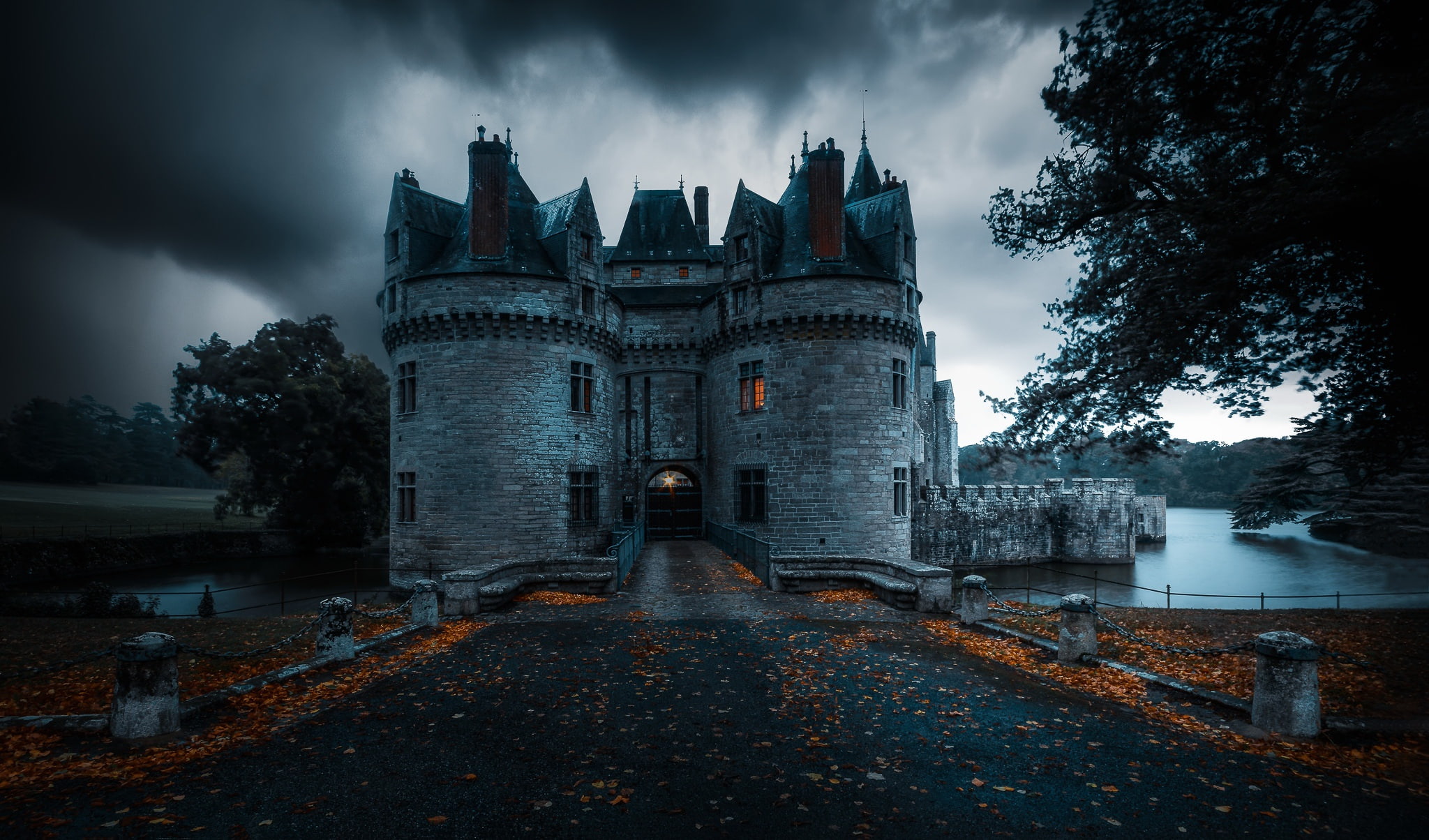 1080P, Country of the Loire, Missillac, France, HD Wallpaper