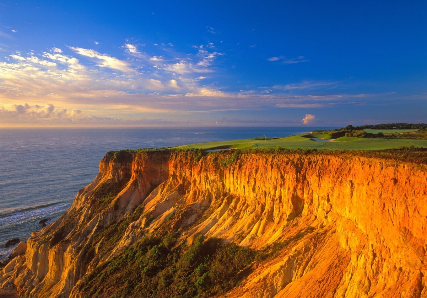 landscape, Brasil, horizon, sea, trancoso bahia, sky, 720P, clouds, coast, HD Wallpaper