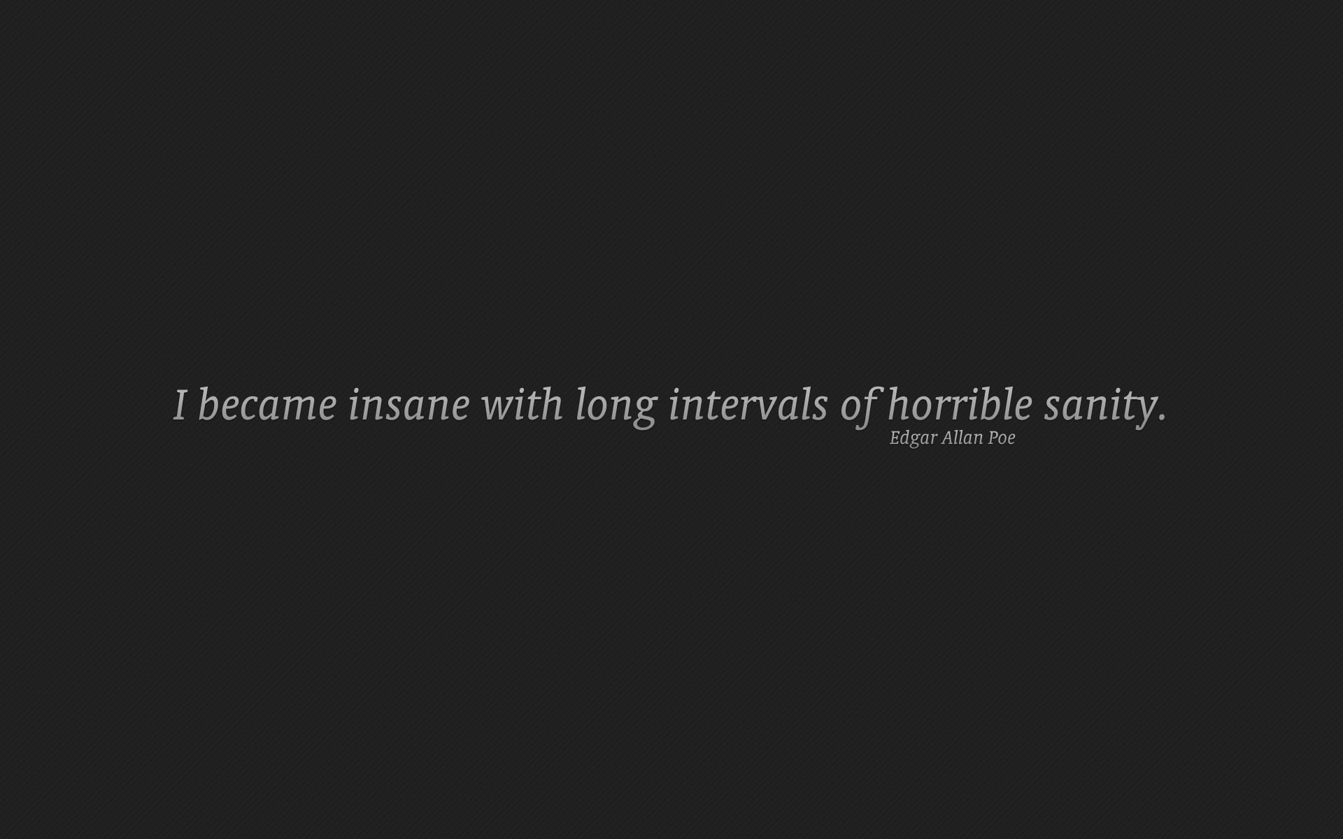 allan, minimalistic, poe, quotes, 1080P, edgar, text, HD Wallpaper