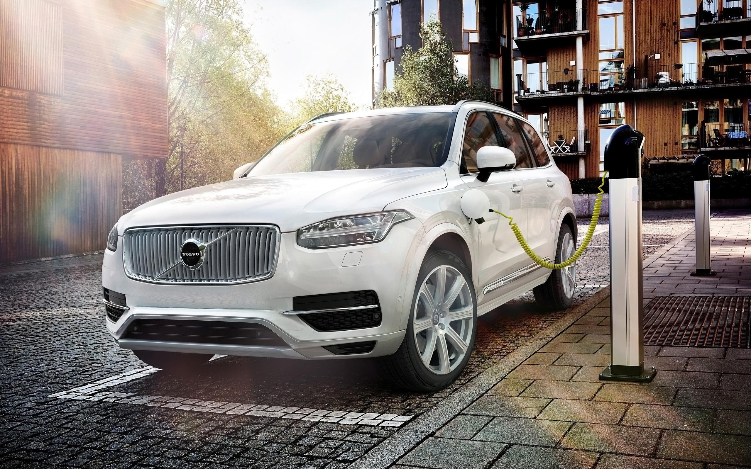 volvo, 2015, xc, white, 2K, xc90, cars, HD Wallpaper