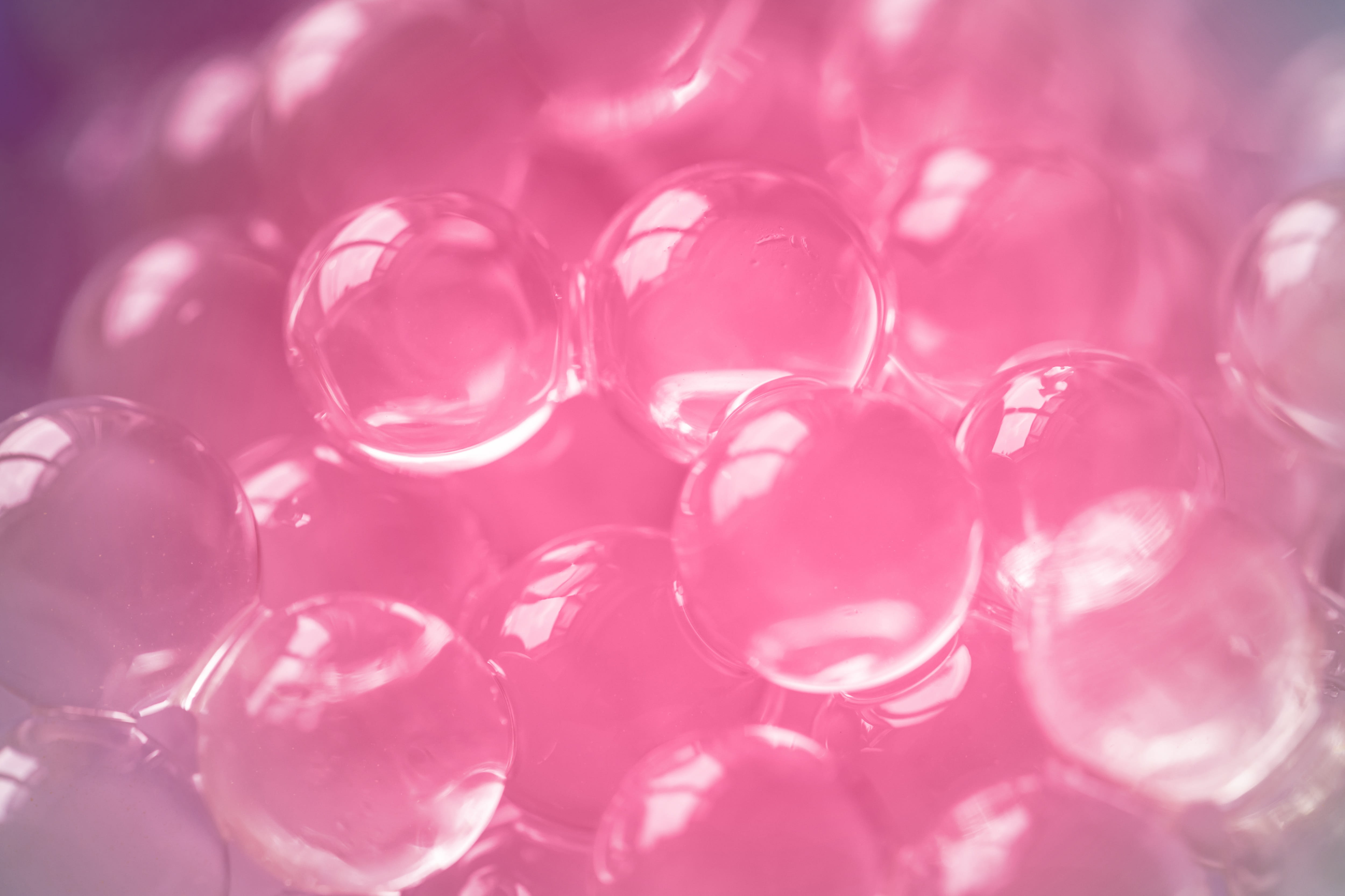 studio shot, water, healthcare and medicine, still life, balls, jelly background, full frame, close-up, fruits, bubbles, candy world, macro, background, HD Wallpaper