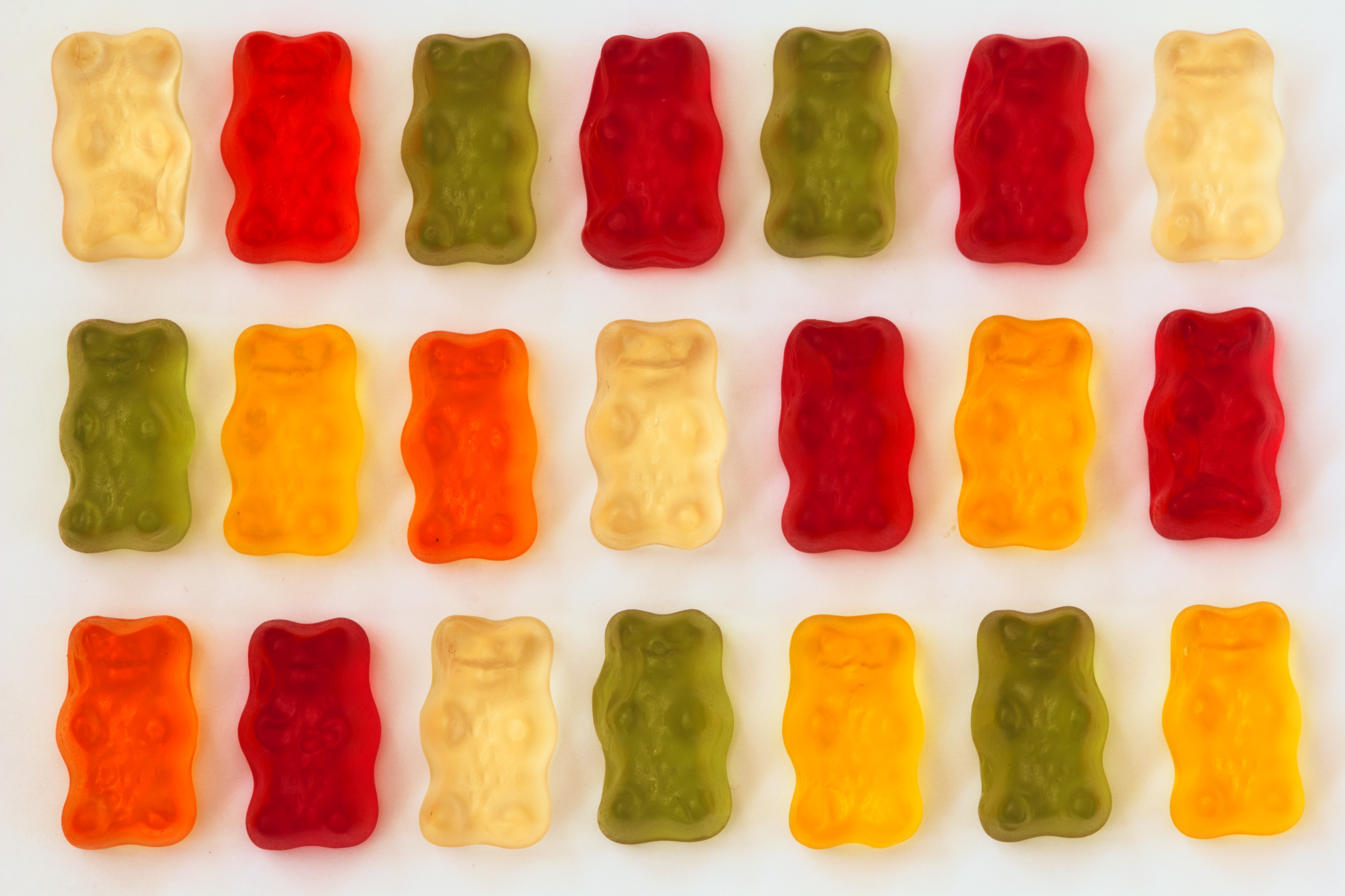 orange color, temptation, cut out, choice, chewy, 5K, macro, dessert, color, multi colored, indoors, white, colorful, no people, gum, sweets, sugar, studio shot, HD Wallpaper