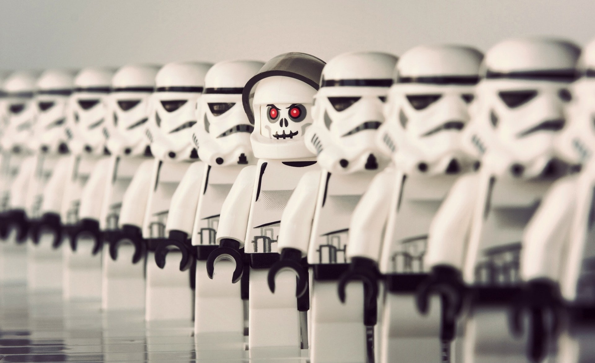 no people, repetition, Funny, in a row, Lego, 1080P, security, red, indoors, trooper, close-up, star wars, human representation, order, representation, HD Wallpaper