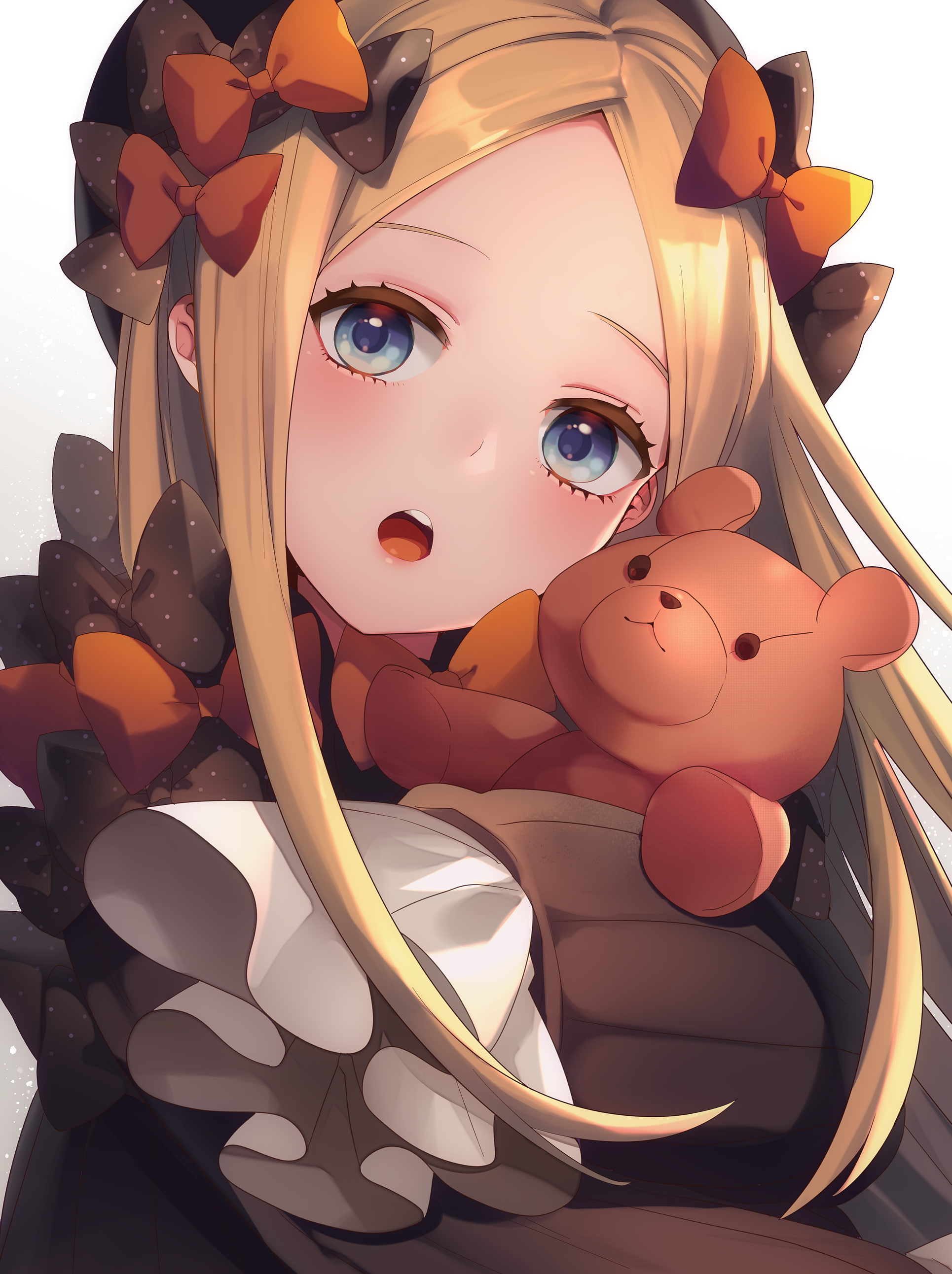 doll, spooky, cartoon, people, portrait, Anime, multi colored, foreigner, childhood, human body part, 2K, black color, women, blonde, disguise, cute, human representation, Phone HD Wallpaper