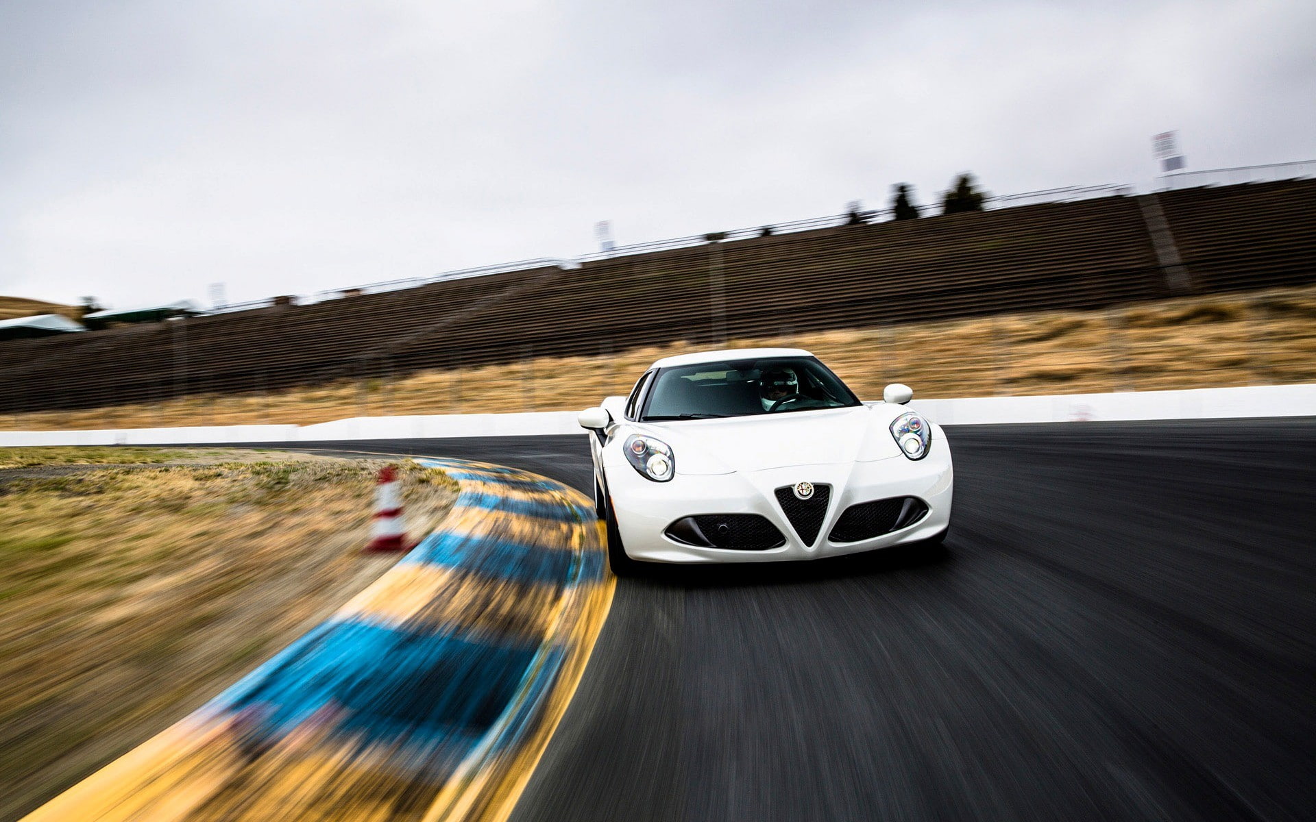car, Alfa Romeo, 1080P, Alfa Romeo 4C, blurred, HD Wallpaper