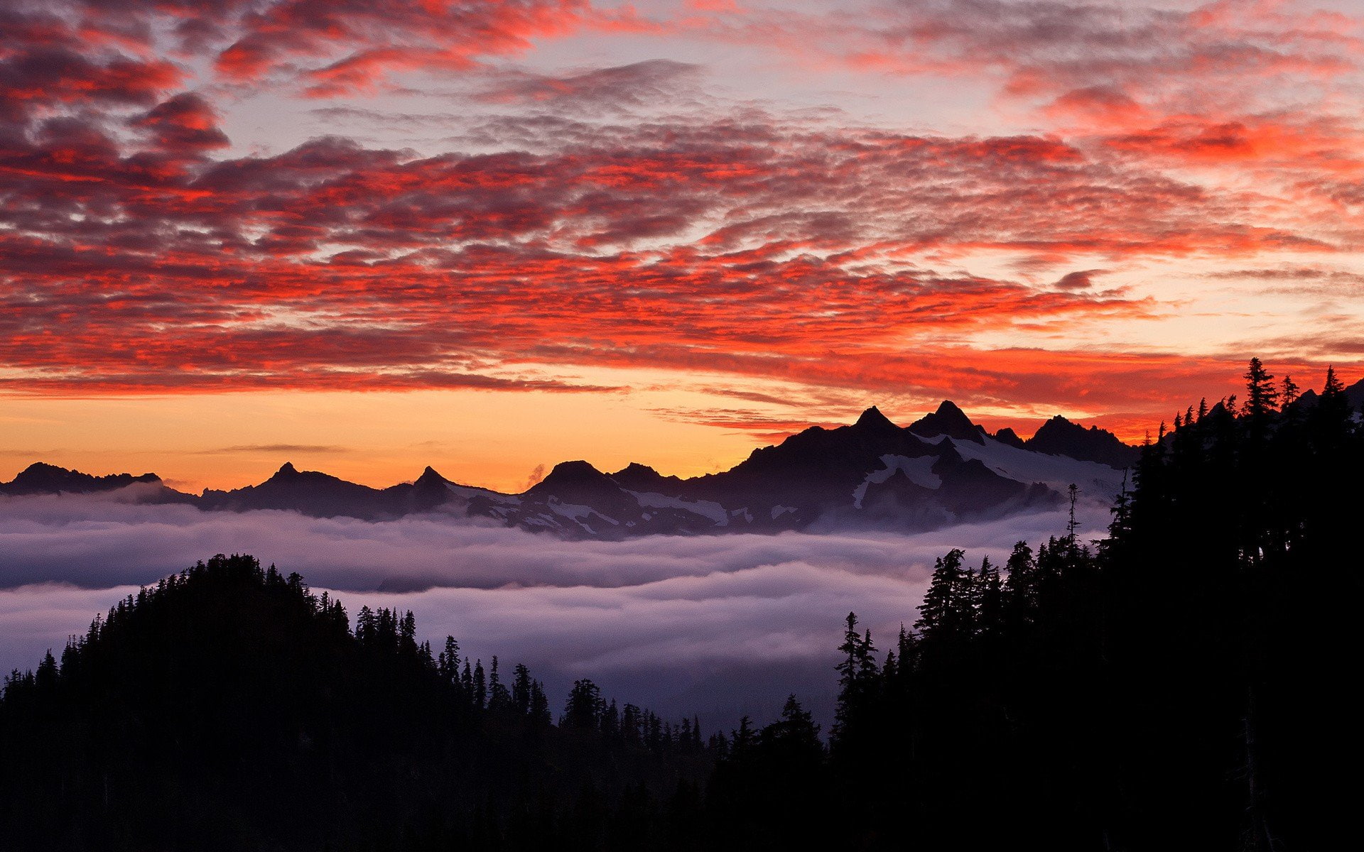 landscape, mountain, 1080P, 4k, ultrahd, lake, forest, fog, Nature, HD Wallpaper