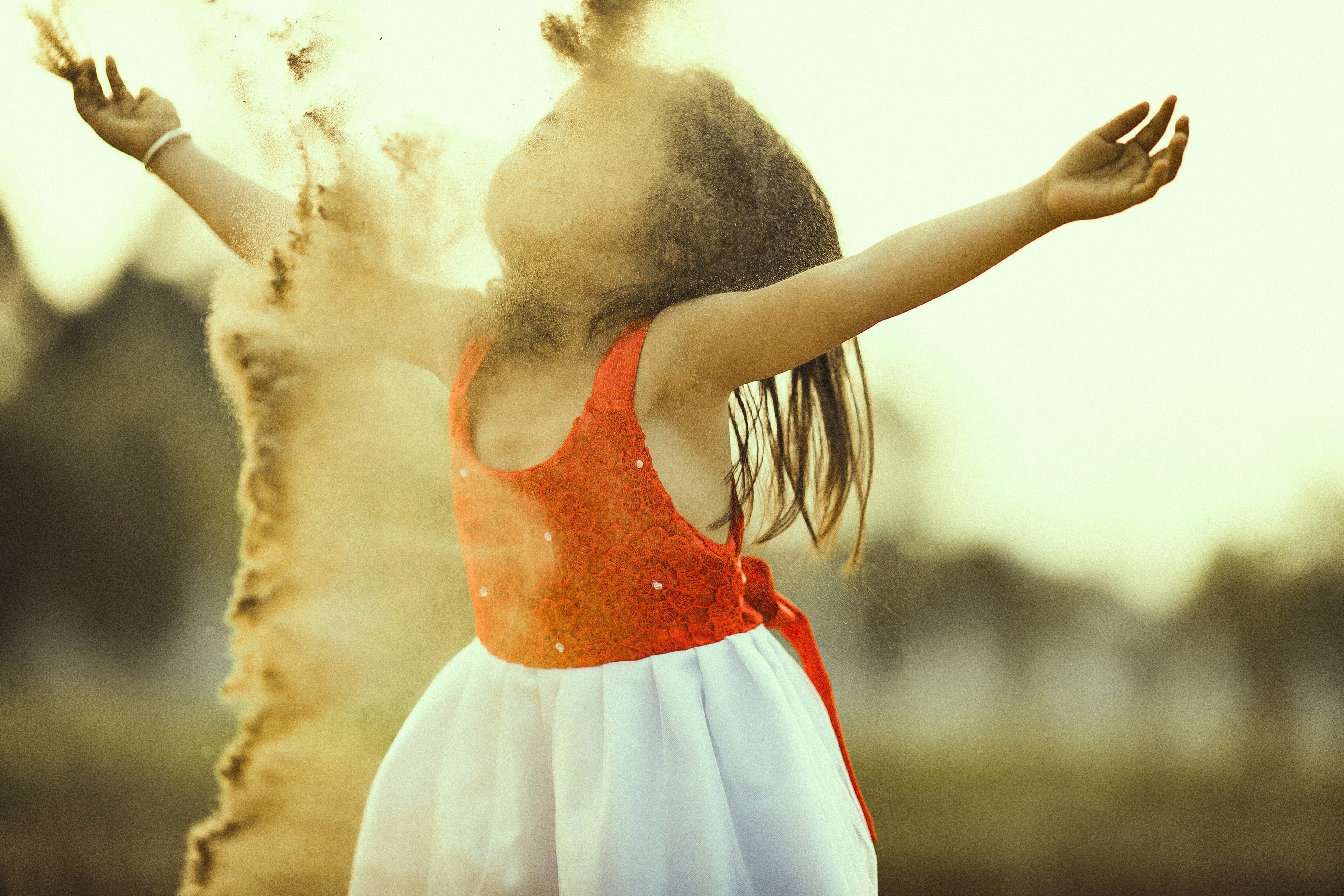 women, people, happy, human limb, kids, outdoors, focus on foreground, one person, females, human arm, human body part, standing, adult, childhood, young adult, HD Wallpaper
