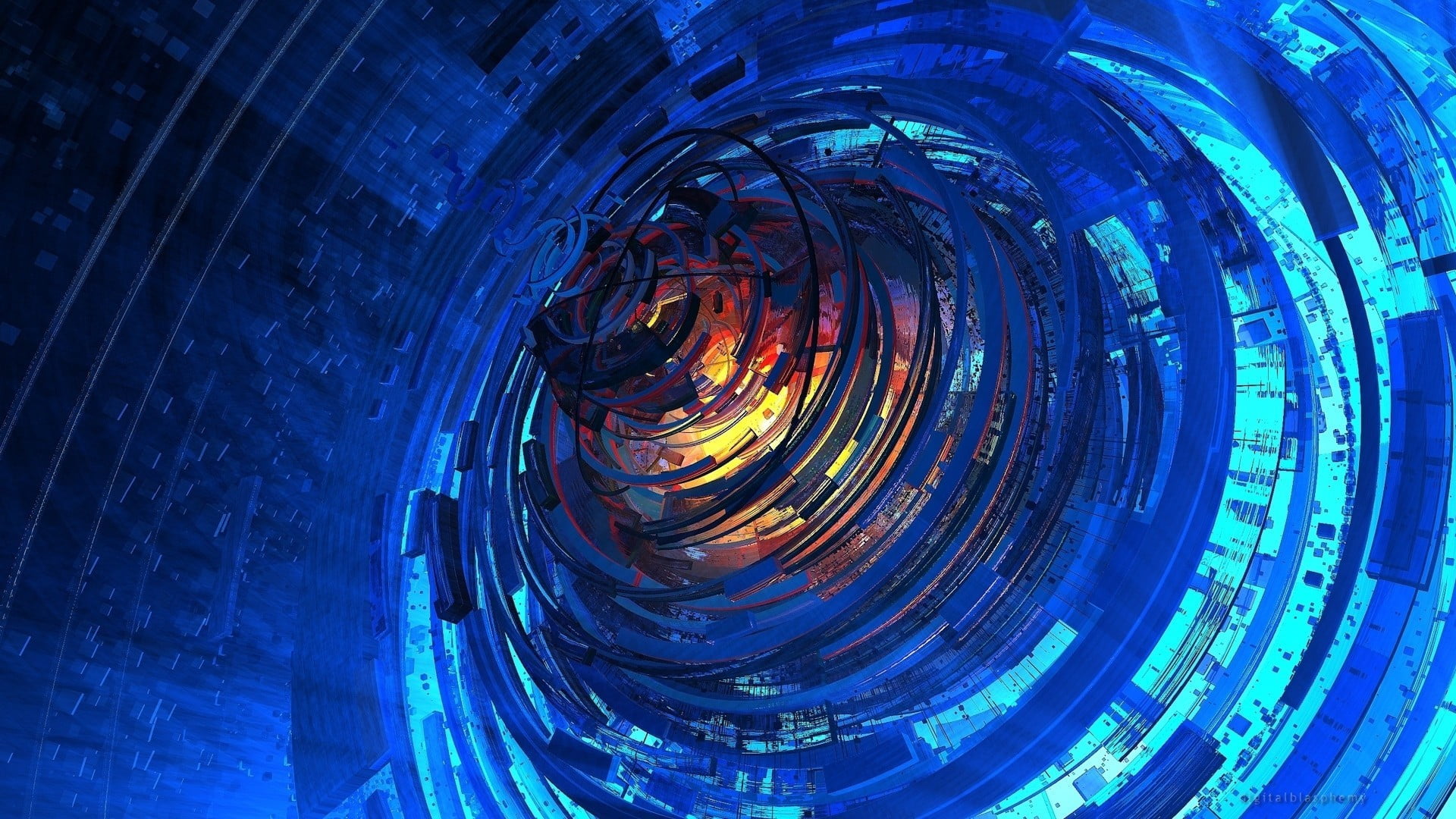 blue, 1080P, business, blurred Motion, grey, geometric shape, tunnel, motion, space, design, no people, urban Scene, abstract, light - Natural Phenomenon, HD Wallpaper
