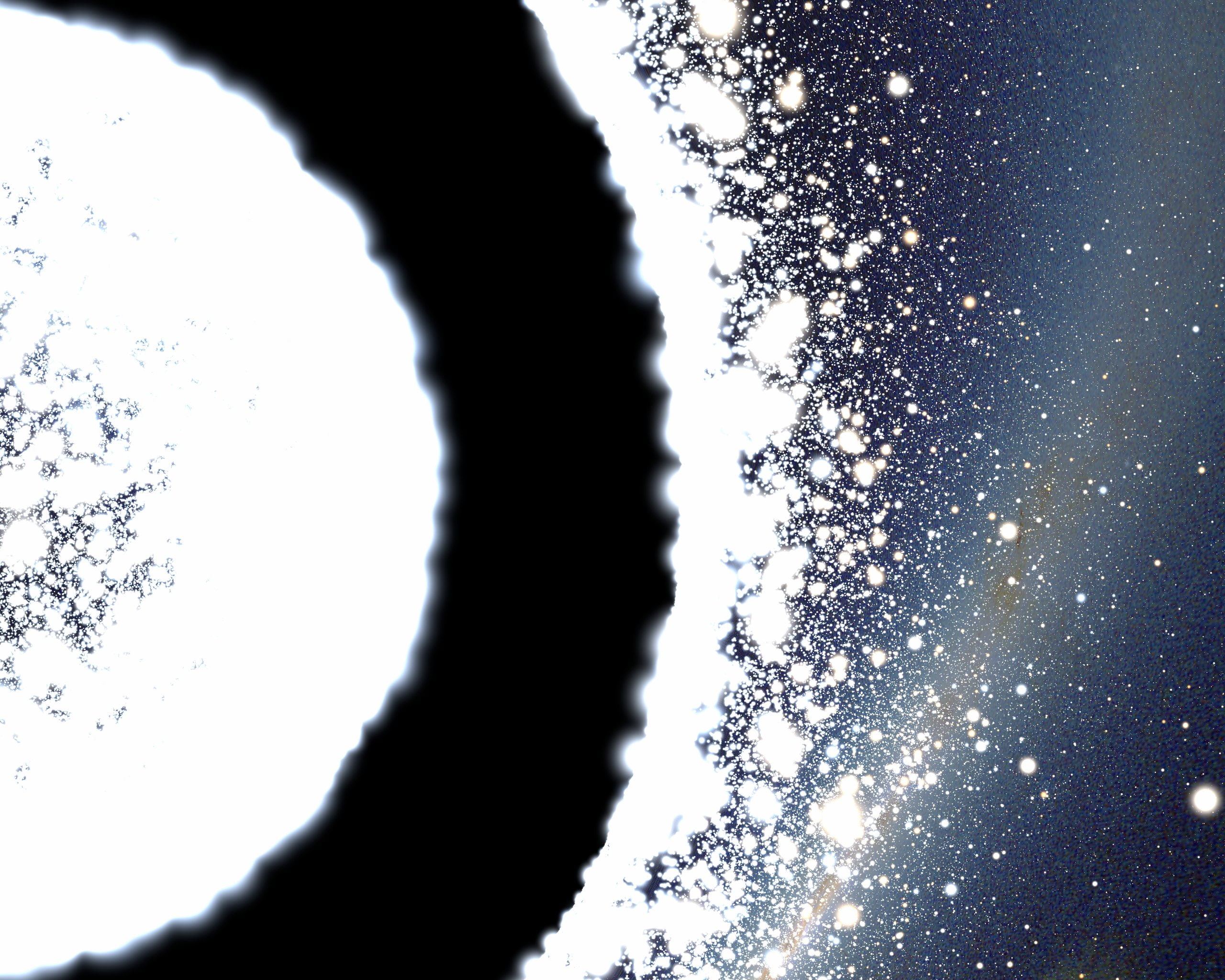 black, horror, space, 2K, abstract, sci fi, hole, event, horizon, HD Wallpaper