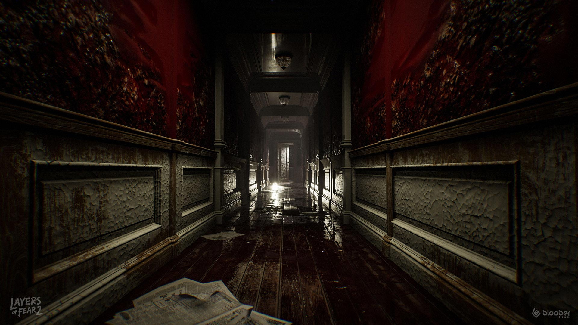 Hallway, 1080P, Layers of Fear 2, Video Game, HD Wallpaper