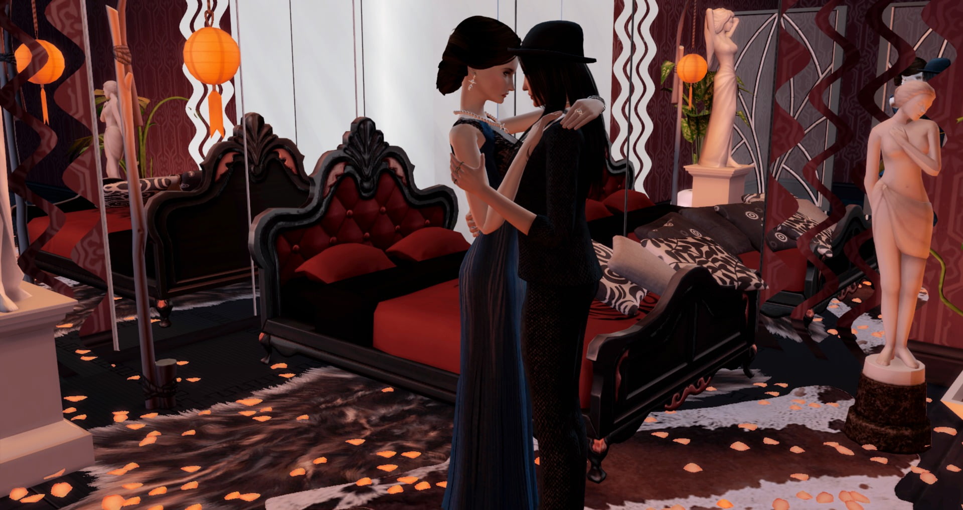 illuminated, 1080P, choice, s, adult, video games, high heels, black, dress, chair, lifestyles, one person, real people, leisure activity, indoors, fashion, HD Wallpaper