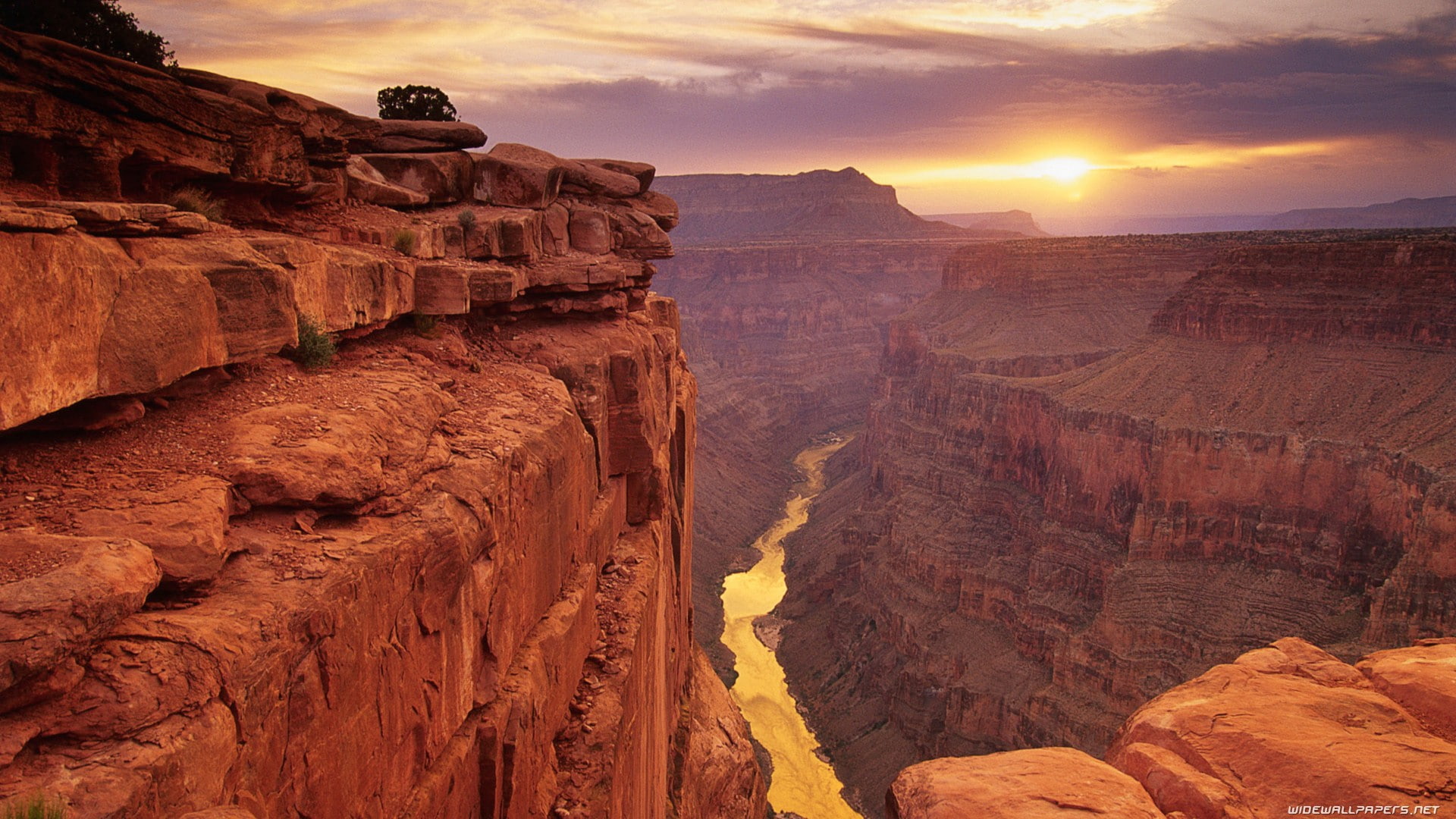 nature, landscape, 1080P, canyon, rocks, stone, hd, desert, river, grand, HD Wallpaper