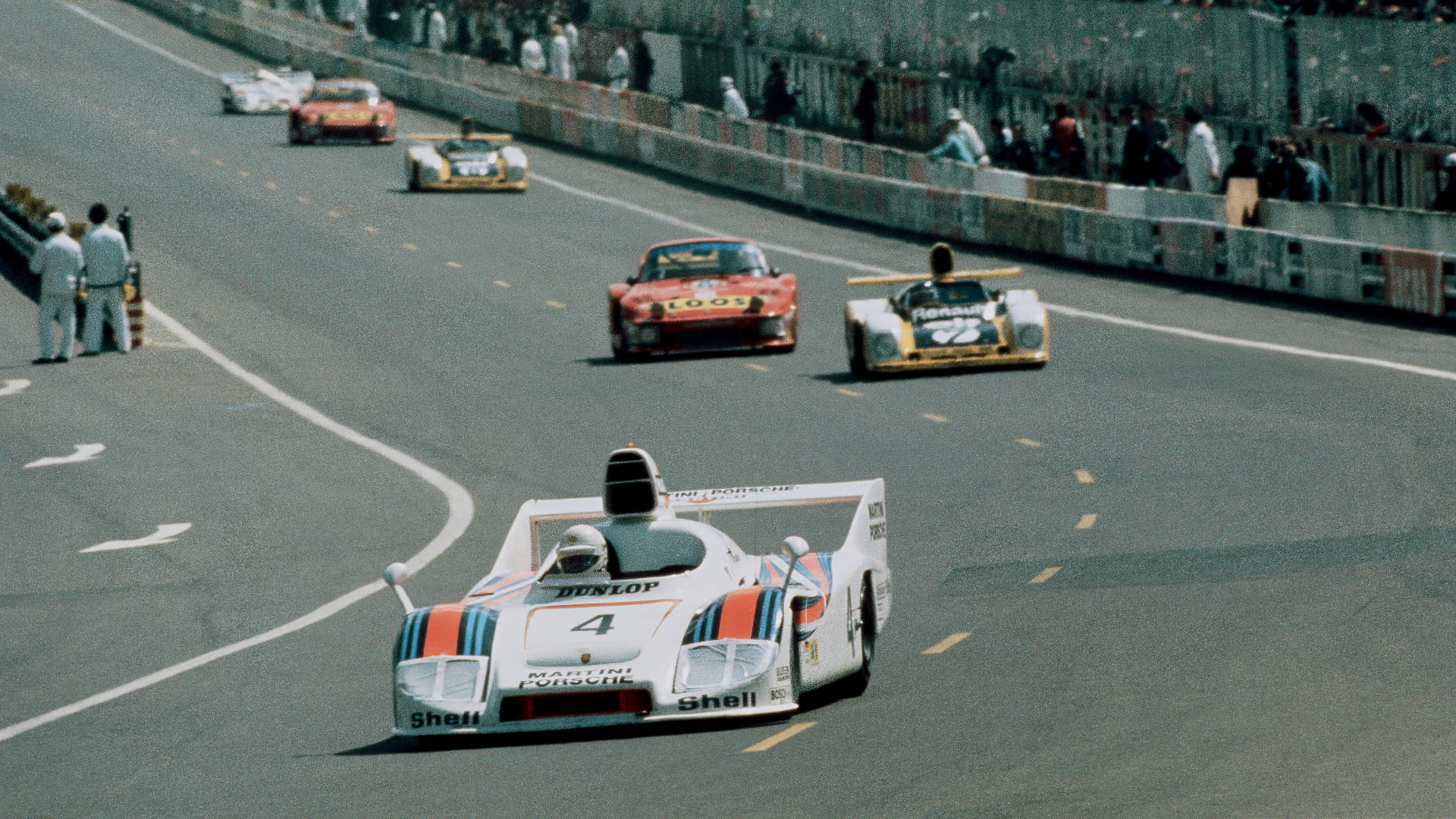 Porsche 935, Le Mans, 1970s, race cars, 1080P, Porsche 936, HD Wallpaper