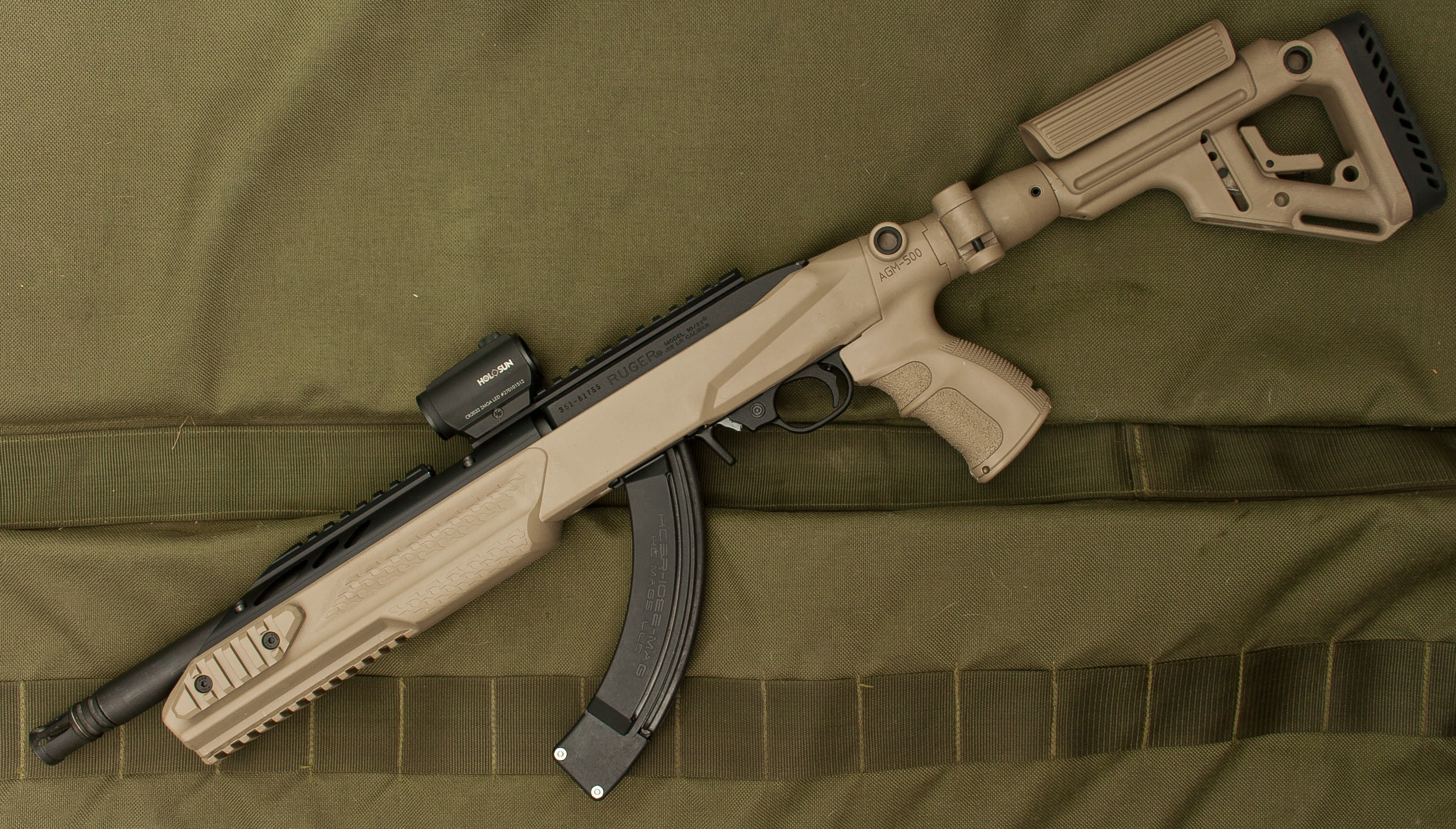 weapons, Ruger 10/22, rifle, semi-automatic, 2K, HD Wallpaper