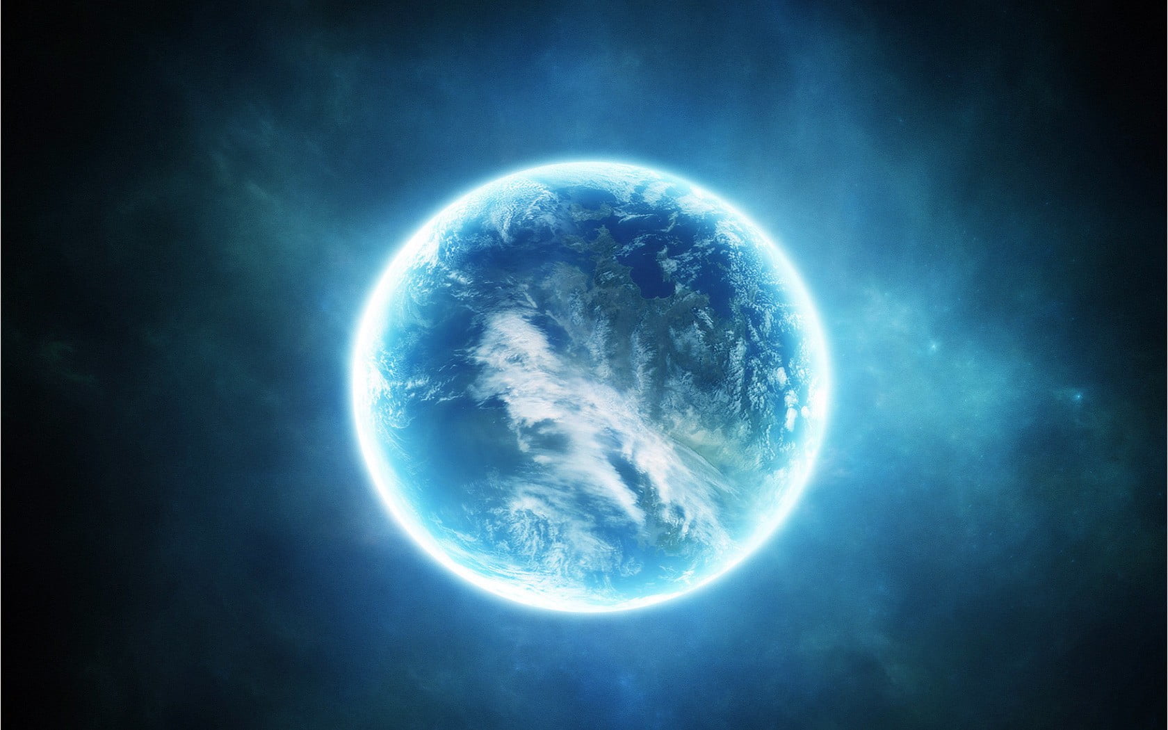 blue, light - natural phenomenon, space, science, Earth, sphere, satellite view, 720P, sunlight, no people, nature, atmosphere, heart, planet, dark blue, HD Wallpaper