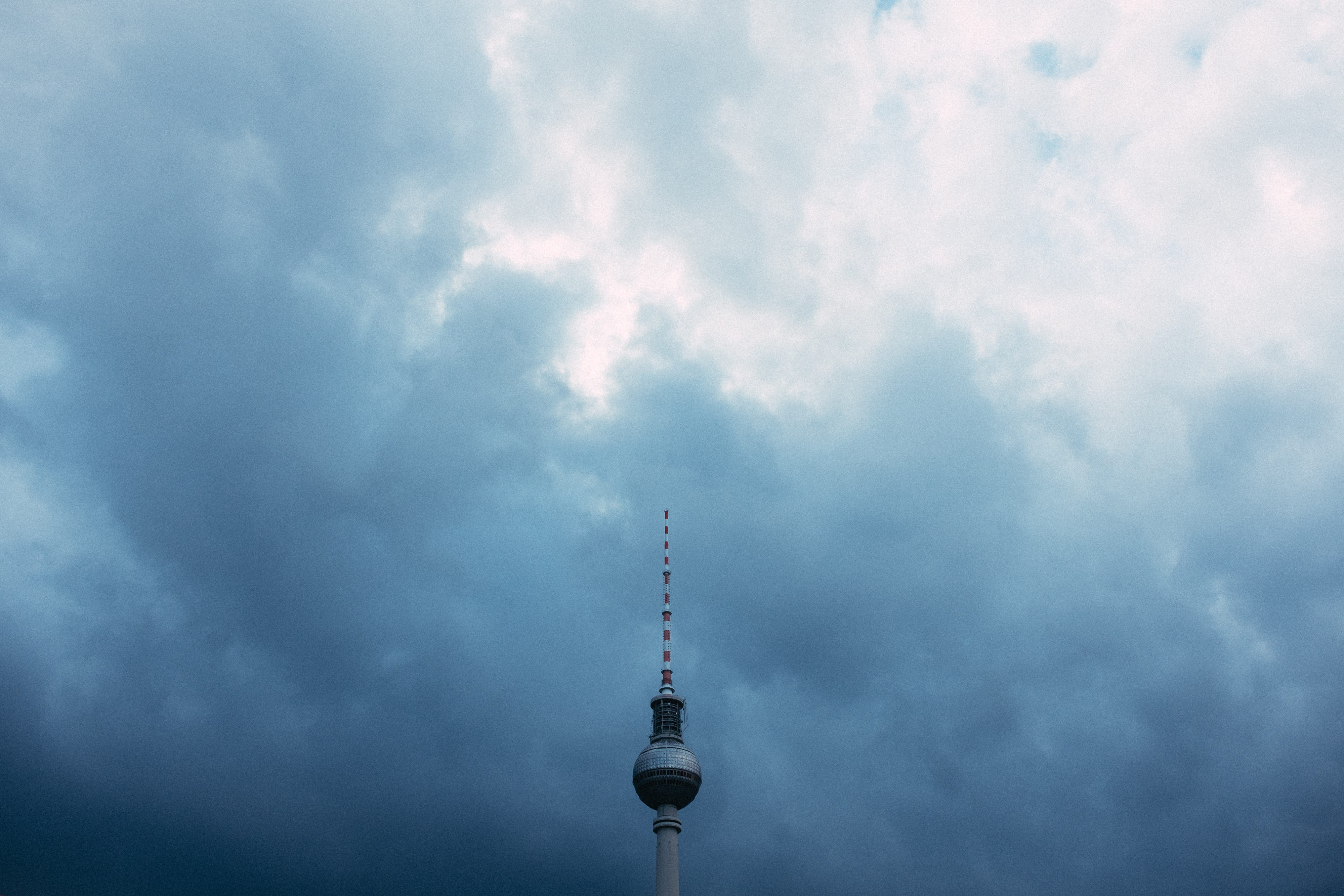 cityscape, television Tower - Berlin, alexanderplatz, sphere, travel, cloud - Sky, architecture and Cityscape, city, spire, low angle view, no people, built Structure, HD Wallpaper
