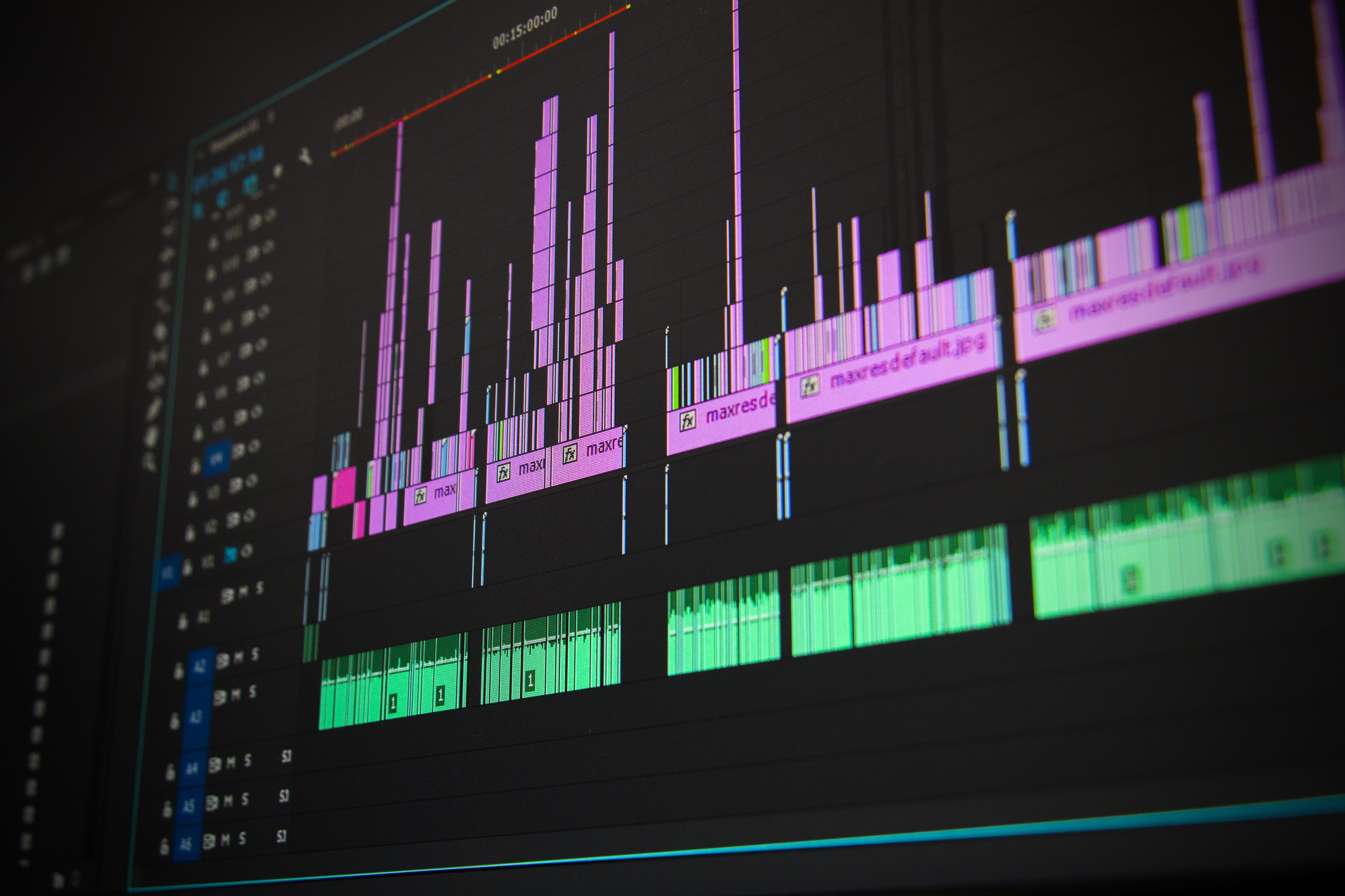 growth, multi colored, pattern, computer, sound, lighting, data, diagram, close-up, production, 5K, electrical equipment, view, night, graph, music, technology, HD Wallpaper