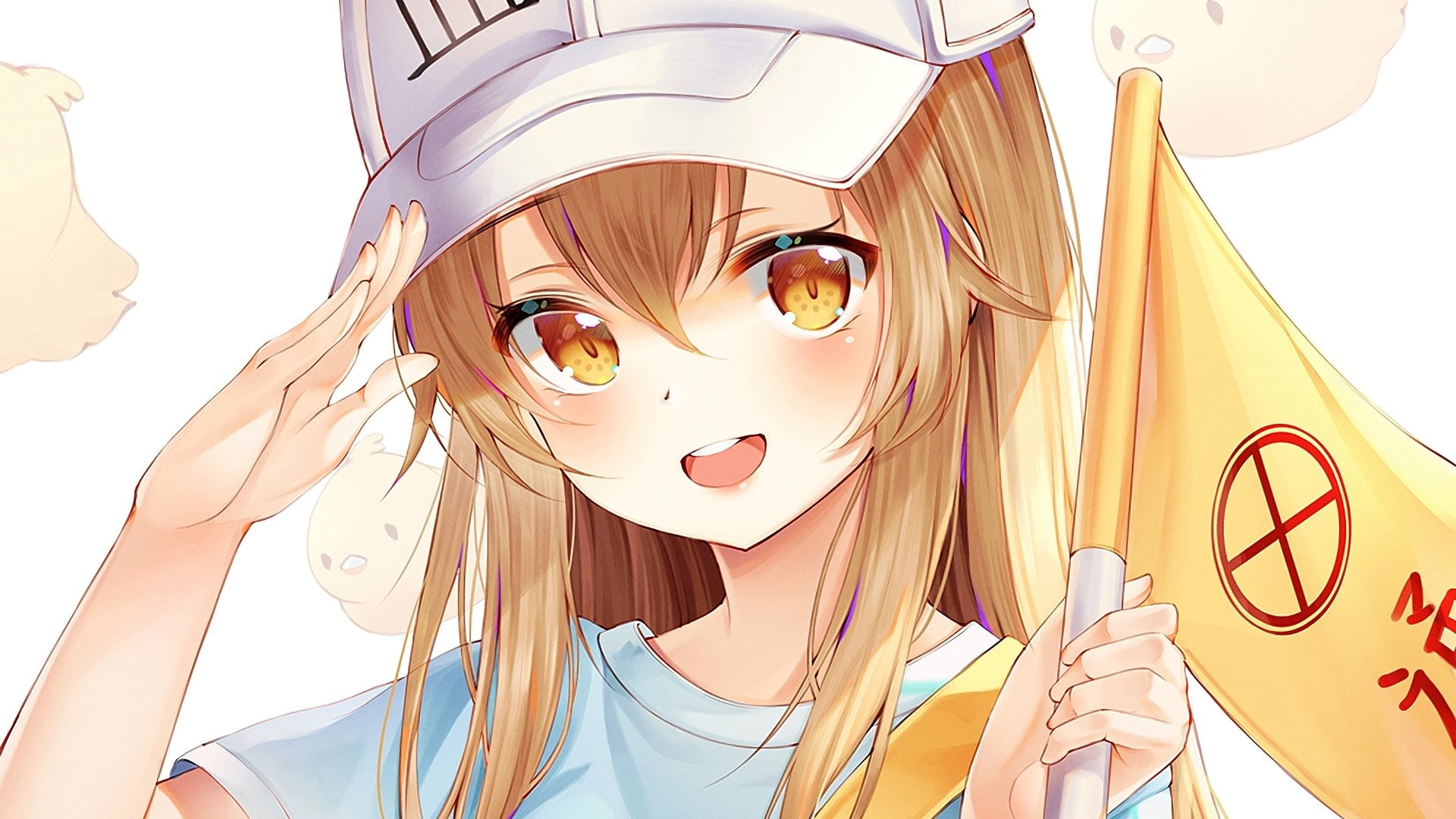 1080P, Cells at Work!, Platelet (Cells at Work!), Anime, HD Wallpaper