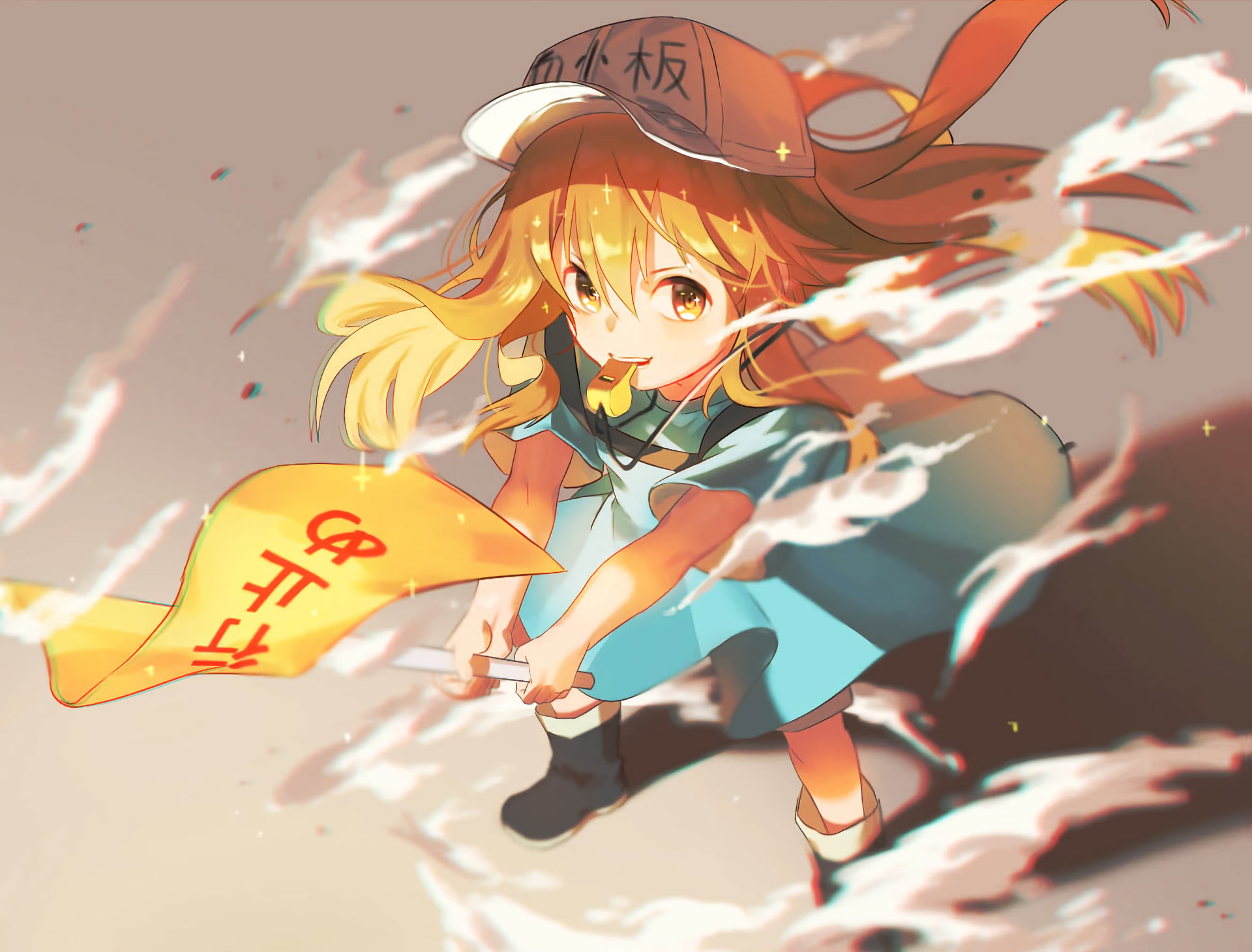 1080P, Anime, Cells at Work!, Platelet (Cells at Work!), HD Wallpaper