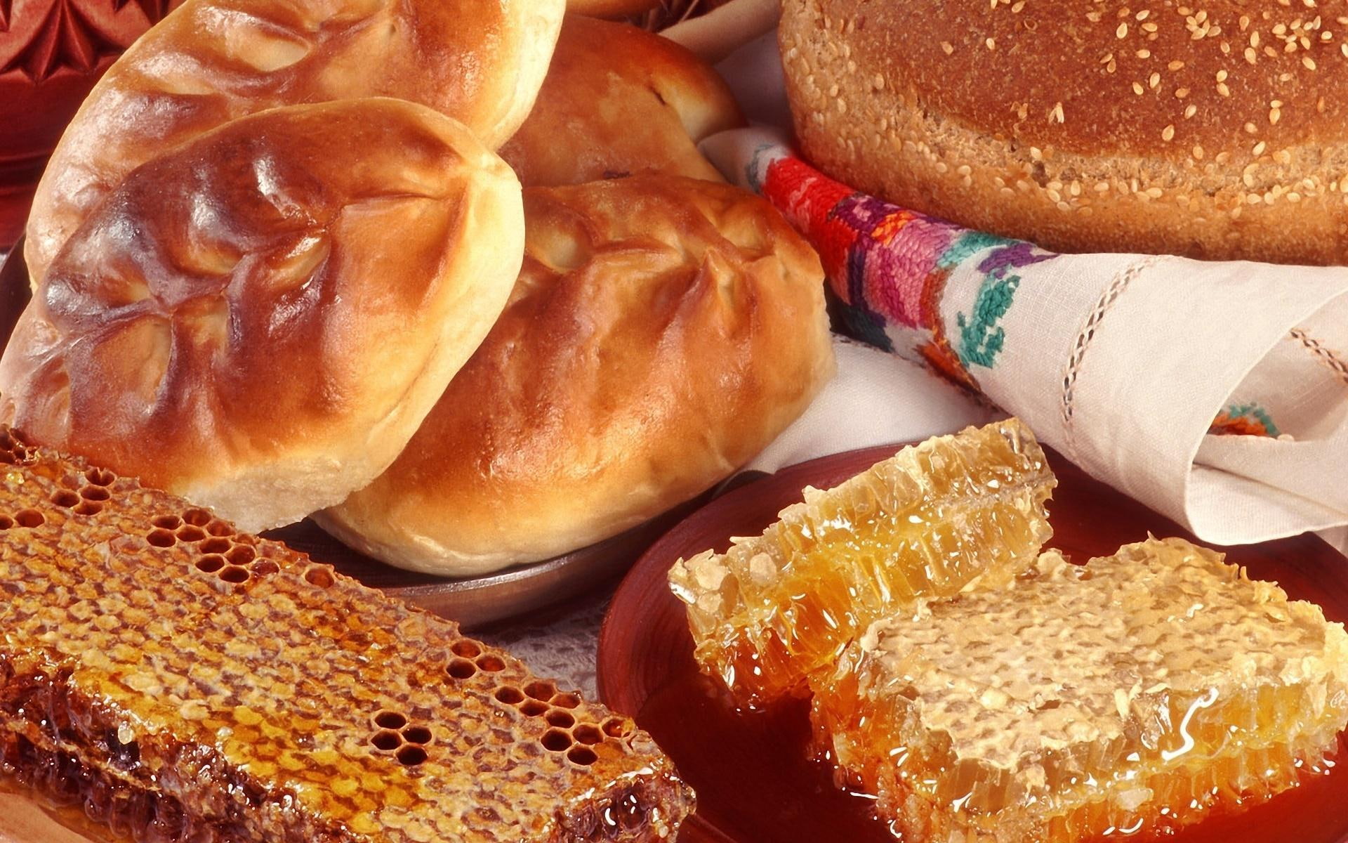 photography, 1920x1200, 1080P, honey, bread, HD Wallpaper